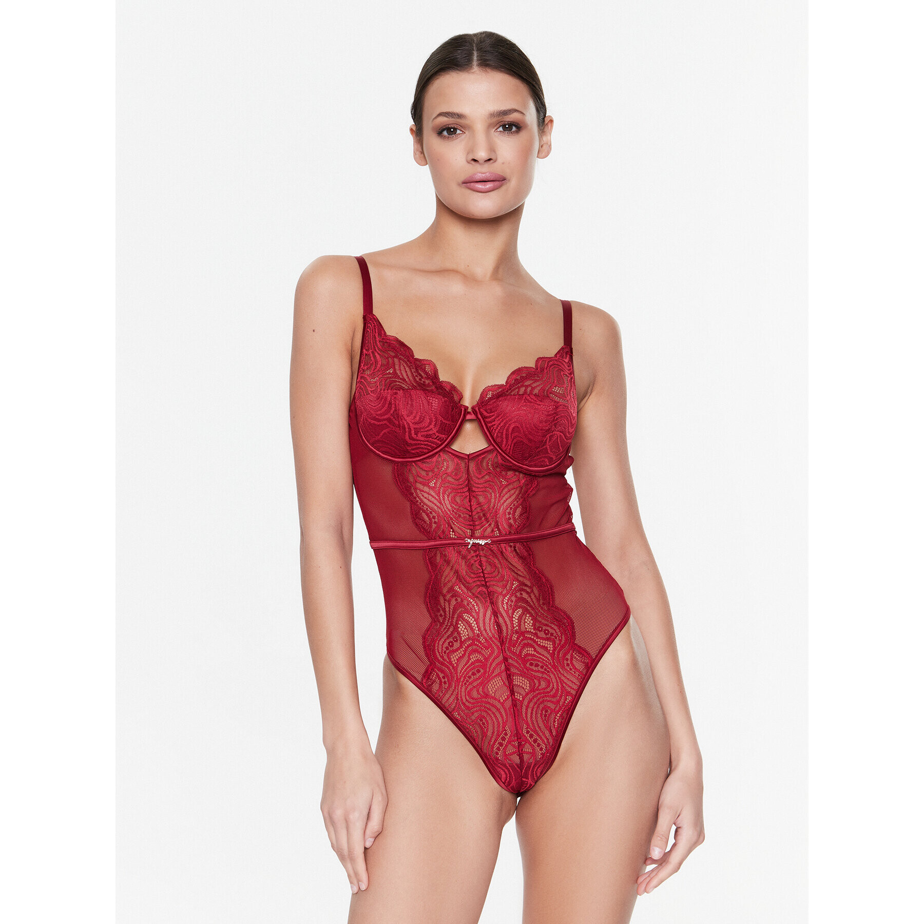 Guess Боди Elenora O3RM01 KBMF0 Бордо - Pepit.bg