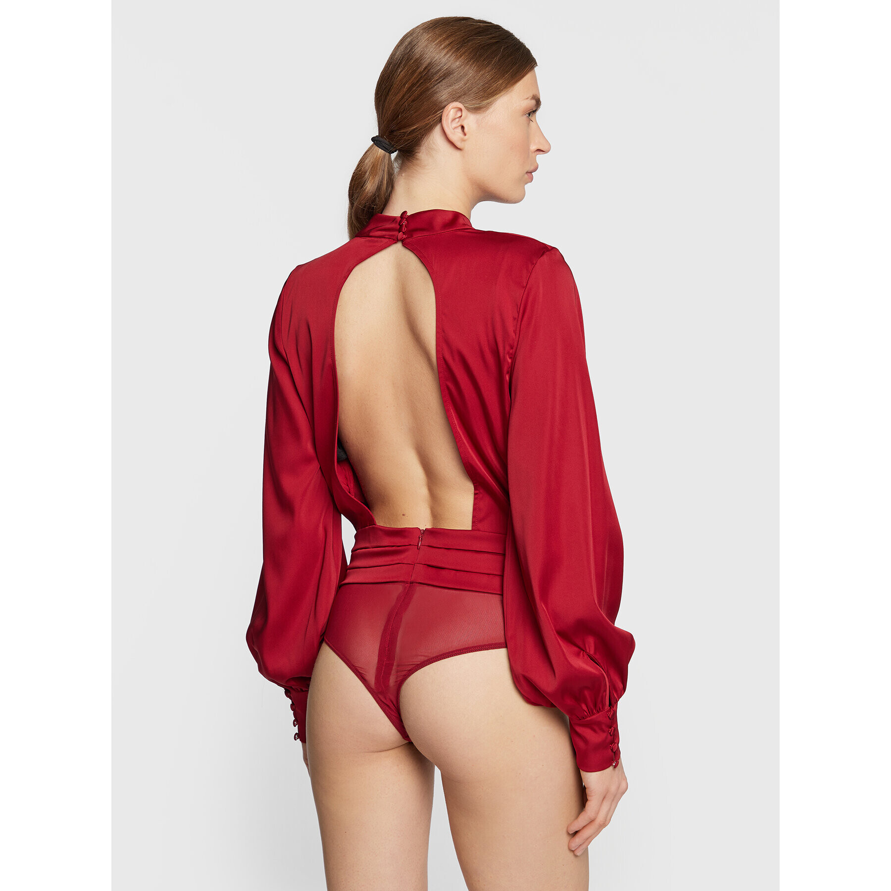 Guess Боди Katie W2BH61 WEFC2 Бордо Regular Fit - Pepit.bg