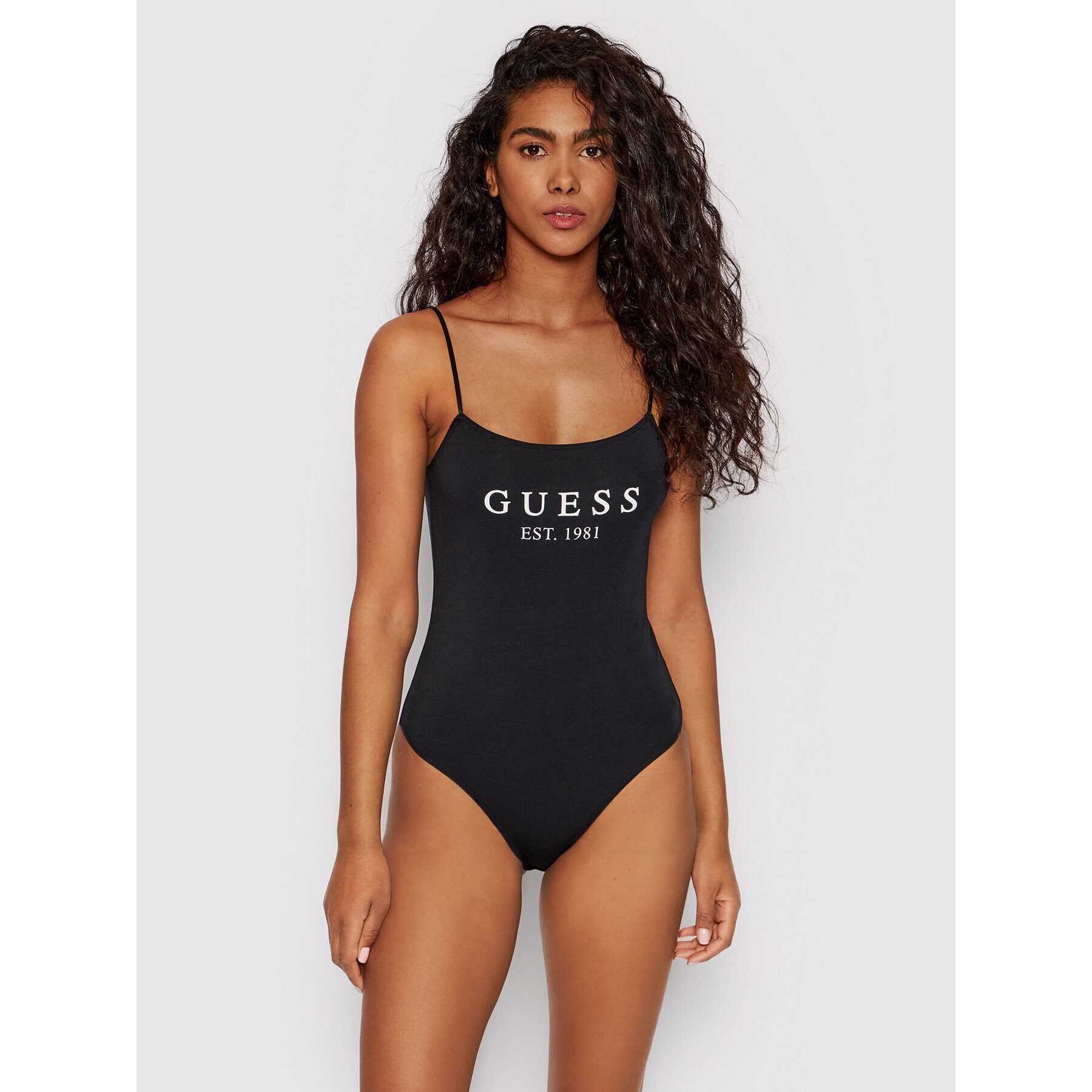 Guess Боди O2GM12 JR07A Черен Slim Fit - Pepit.bg