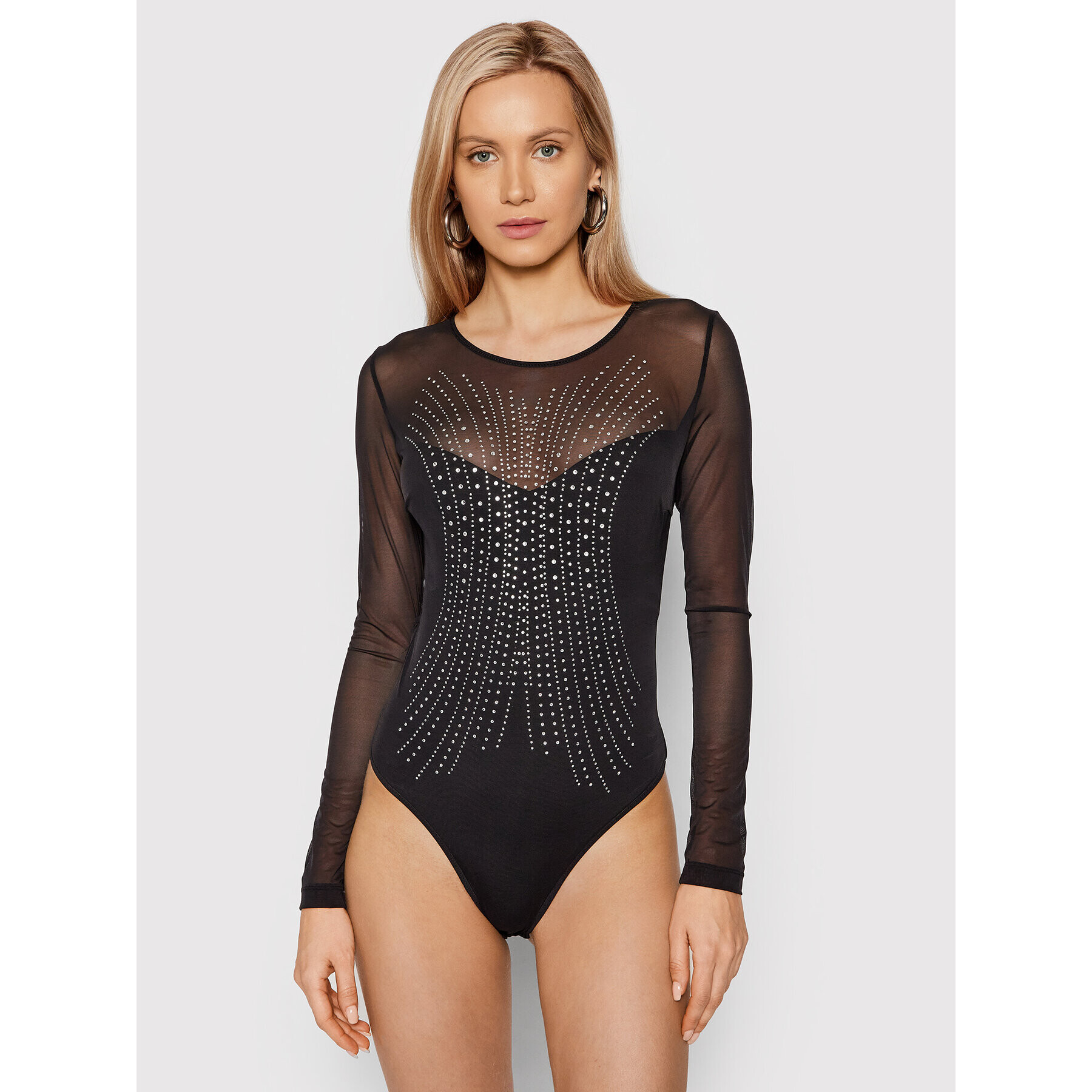 Guess Боди O2RM10 NT01O Черен Slim Fit - Pepit.bg