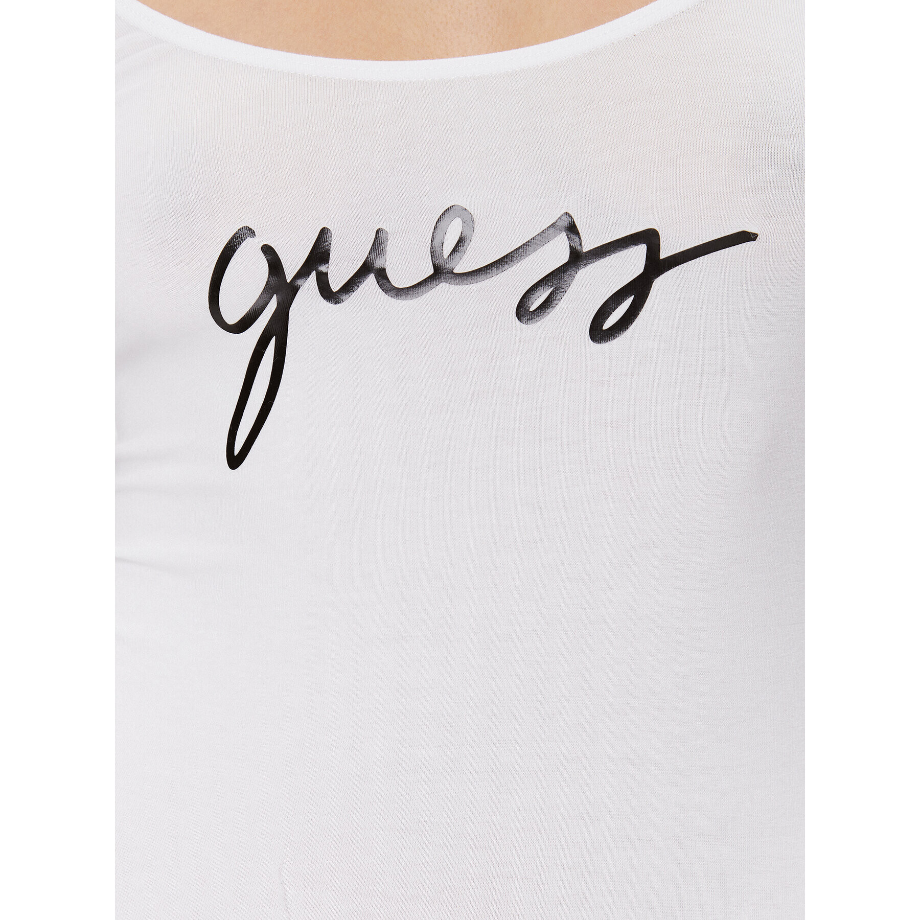 Guess Боди O3BM03 KBBU1 Бял Slim Fit - Pepit.bg