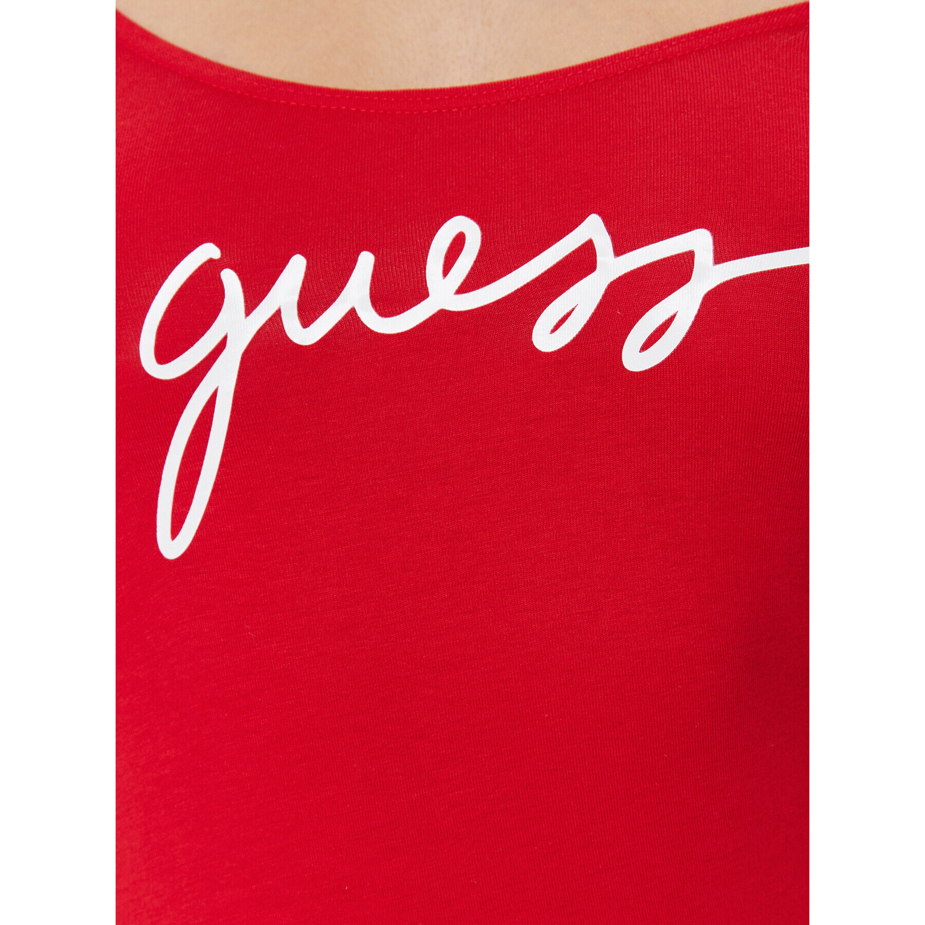 Guess Боди O3BM03 KBBU1 Червен Slim Fit - Pepit.bg