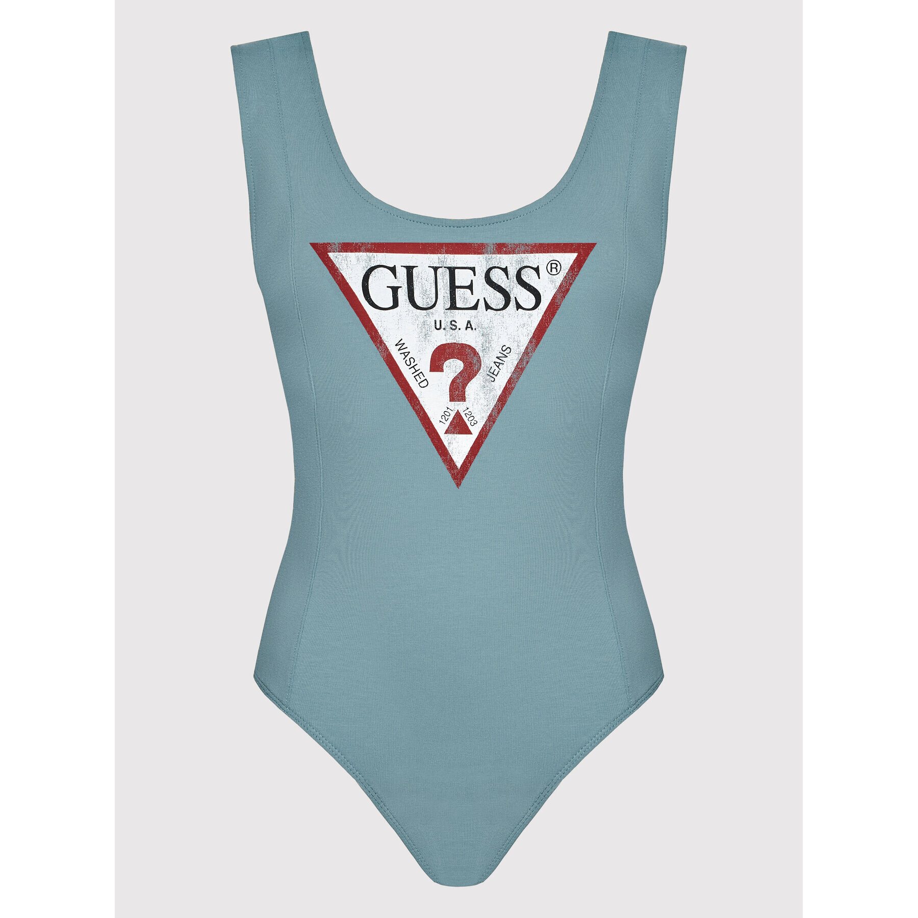 Guess Боди Scoop Classic W81I08 R49A2 Син Slim Fit - Pepit.bg