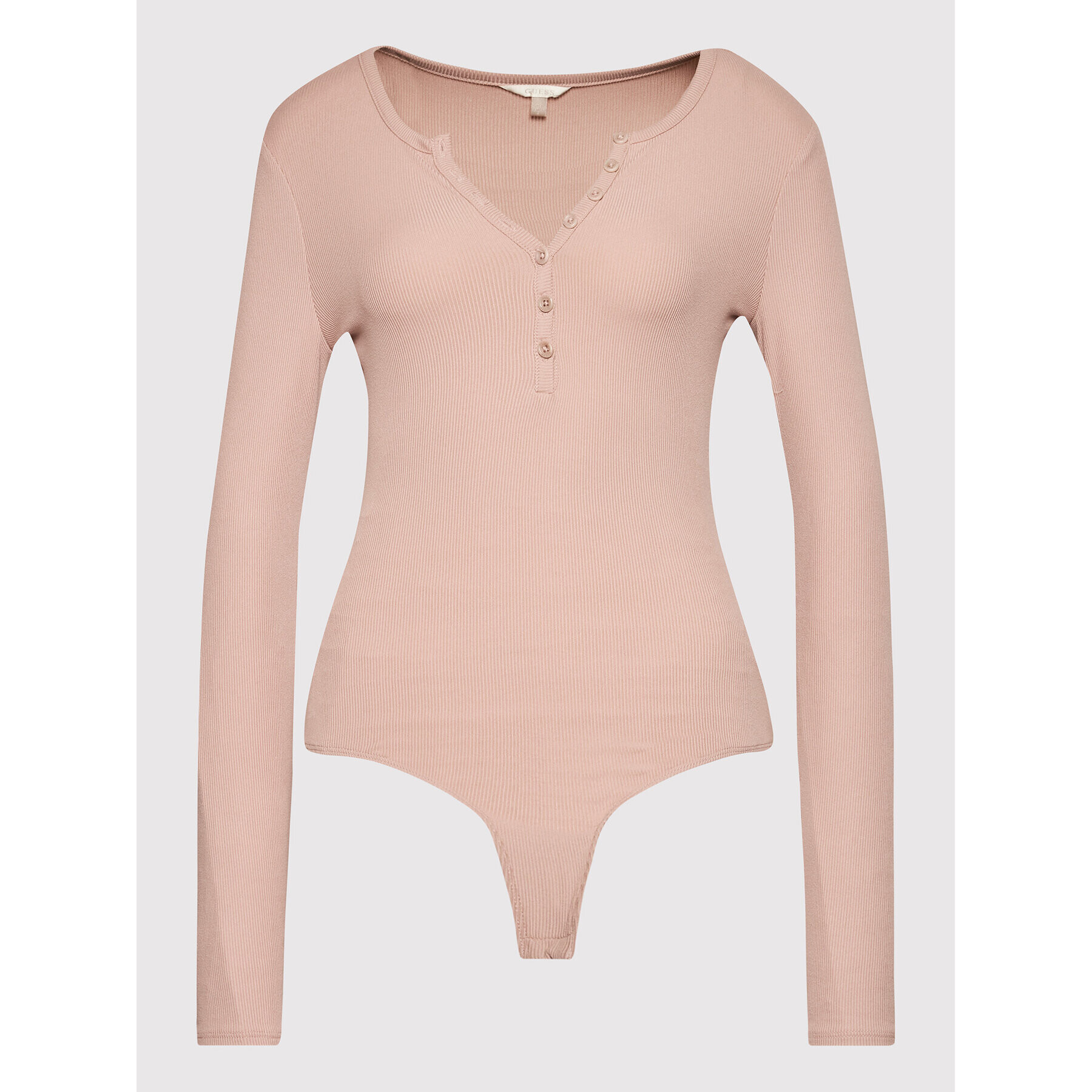 Guess Боди W2GP10 KAUW0 Розов Slim Fit - Pepit.bg