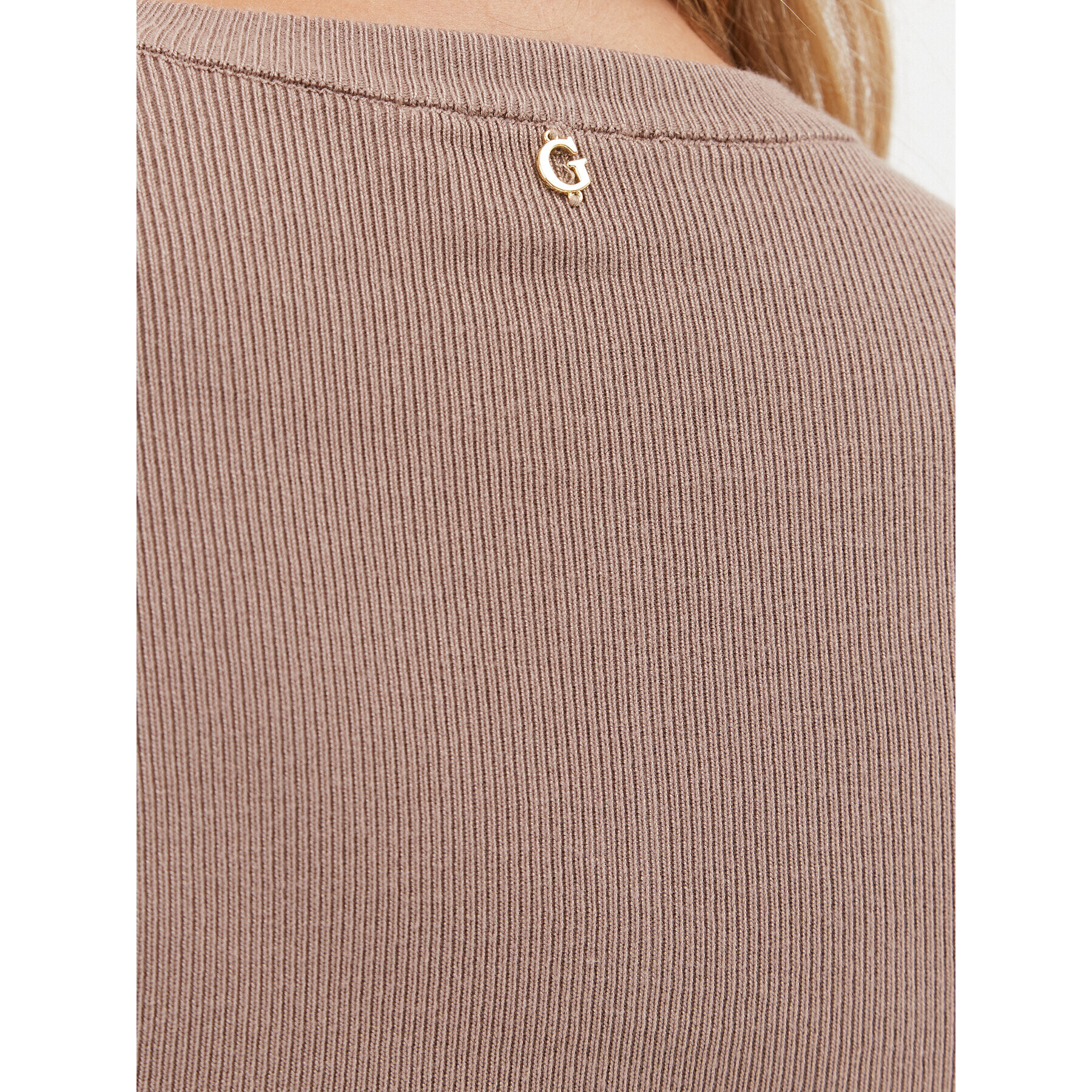 Guess Боди W3BR19 Z2YK2 Бежов Slim Fit - Pepit.bg