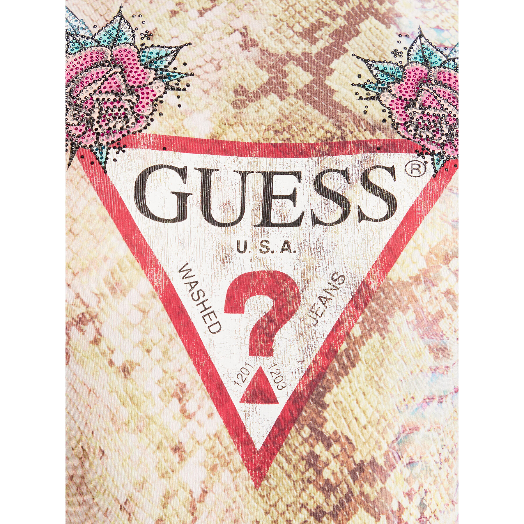 Guess Боди W3RP08 K9RW1 Бежов Slim Fit - Pepit.bg