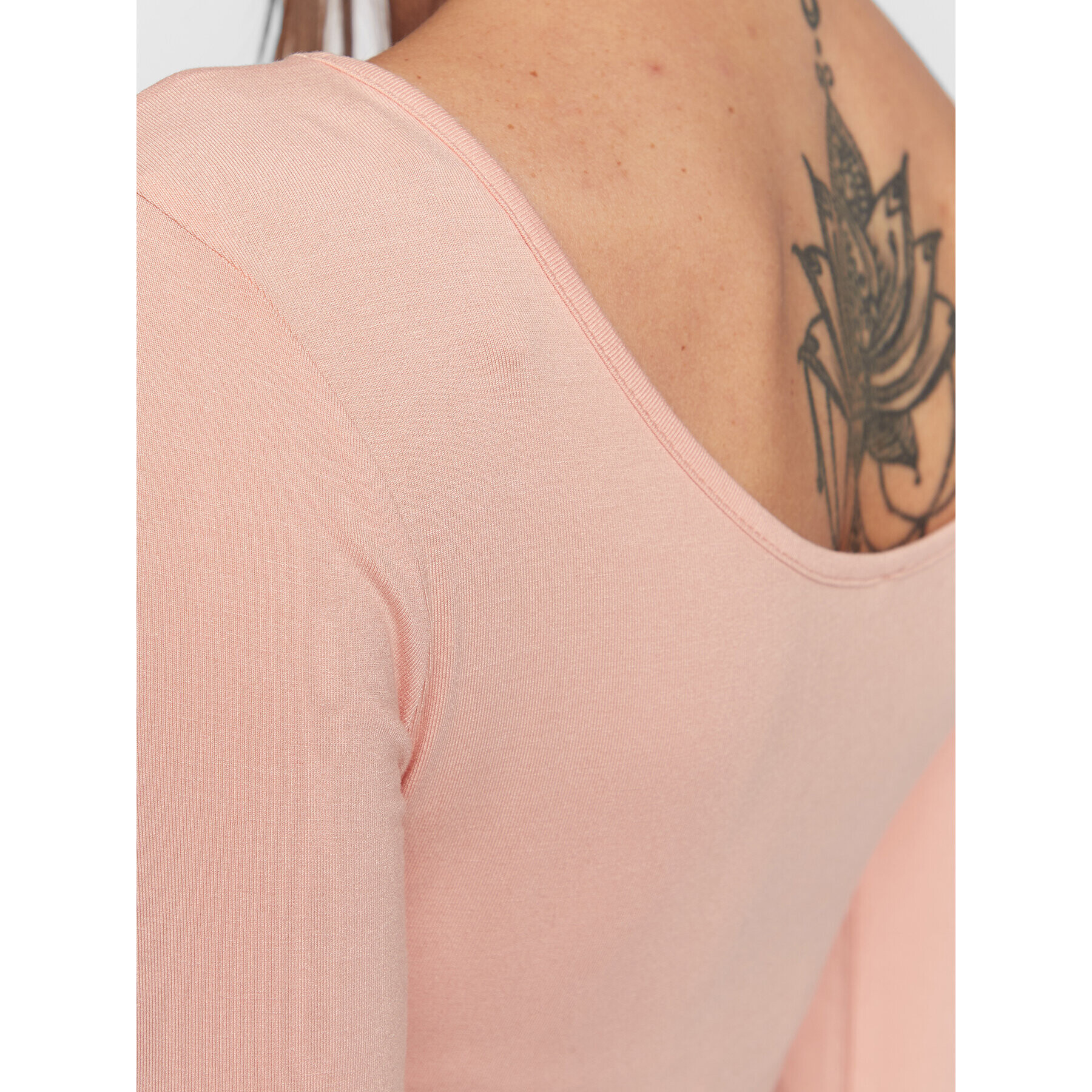 Guess Боди W3RP28 K68D2 Розов Slim Fit - Pepit.bg