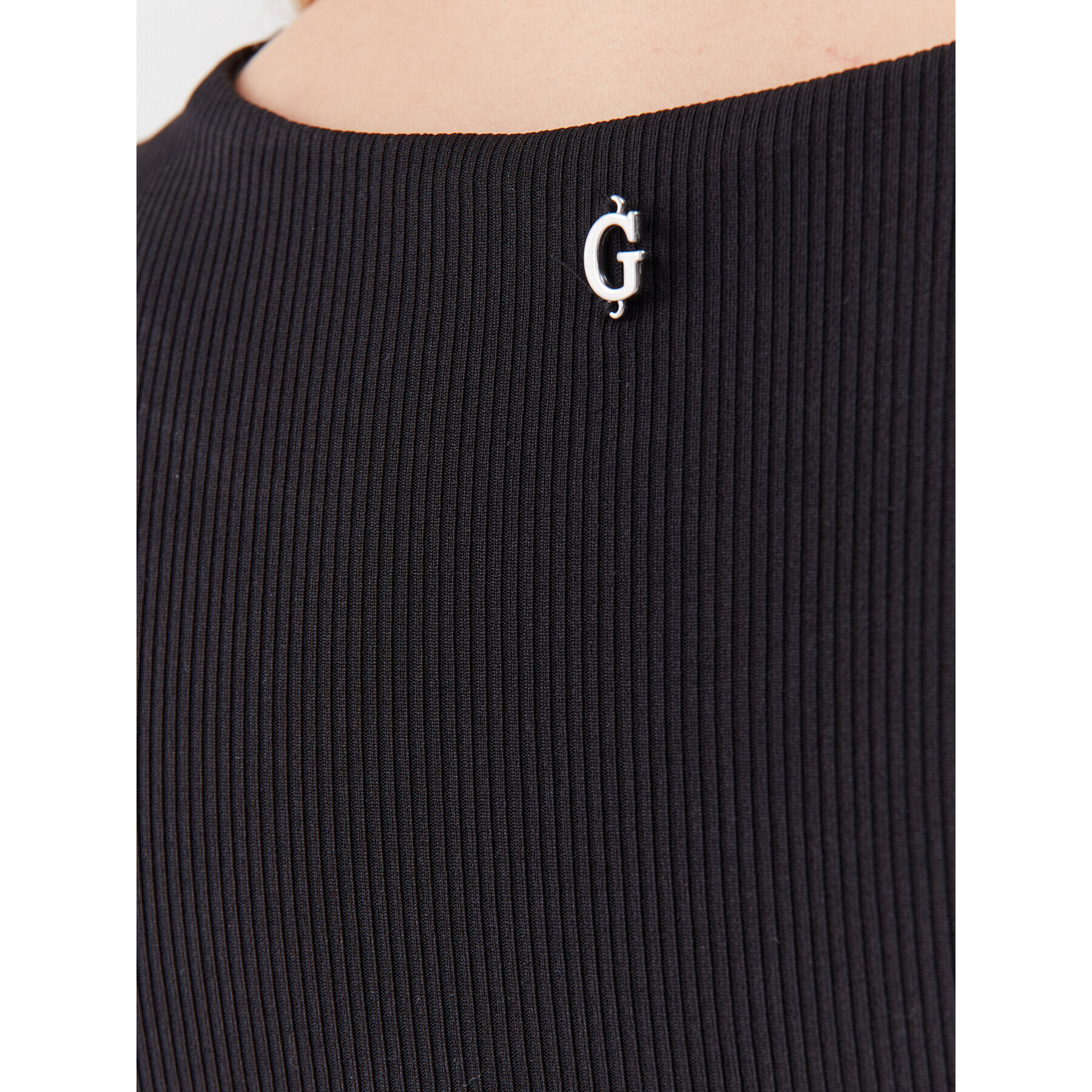 Guess Боди W3YP17 KAZH2 Черен Slim Fit - Pepit.bg