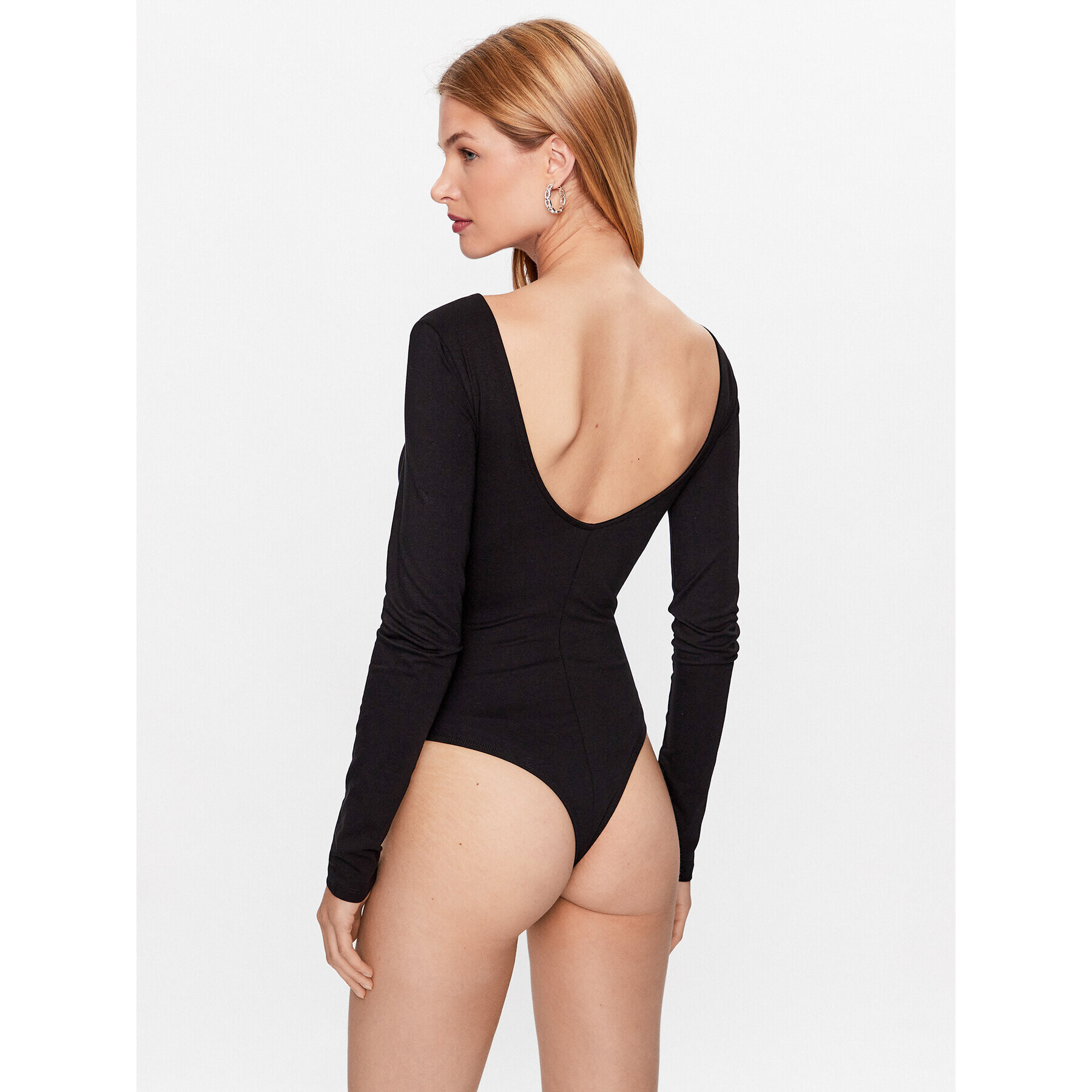 Guess Боди W3YP54 J1314 Черен Slim Fit - Pepit.bg