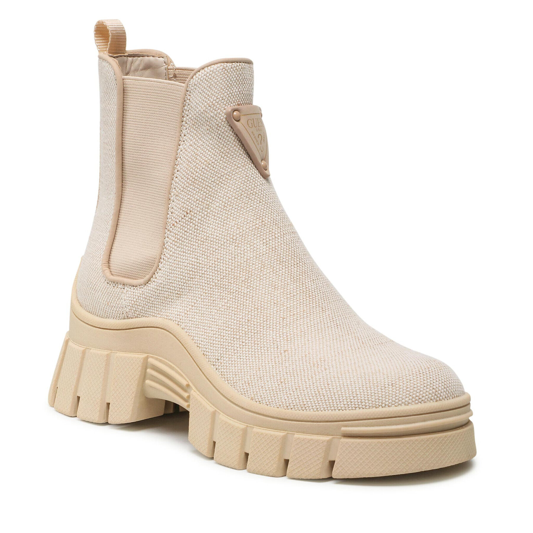 Guess Боти тип челси Hestia2 FL5H2S FAB10 Бежов - Pepit.bg