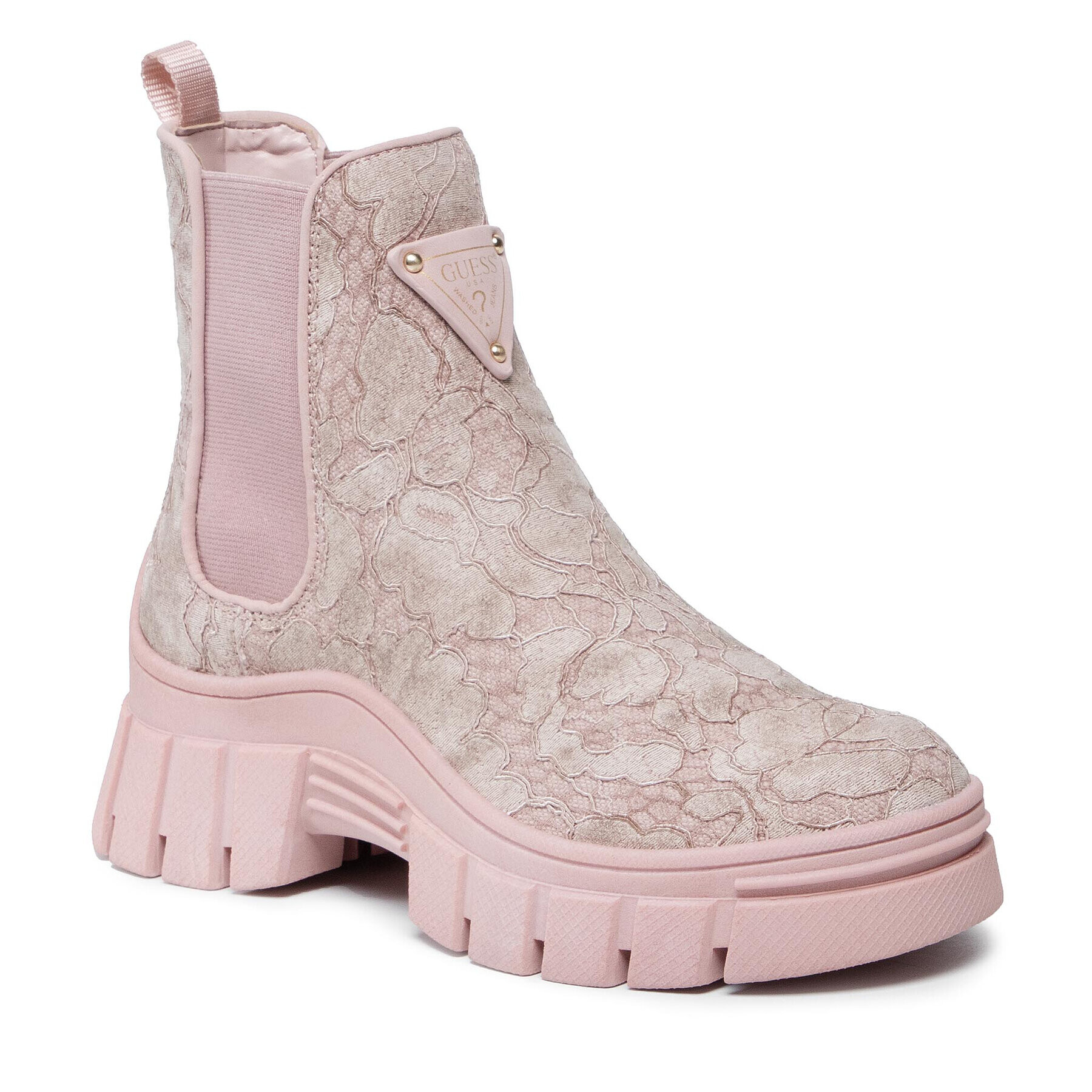 Guess Боти тип челси Hestia3 FL5HS3 FAB10 Бежов - Pepit.bg