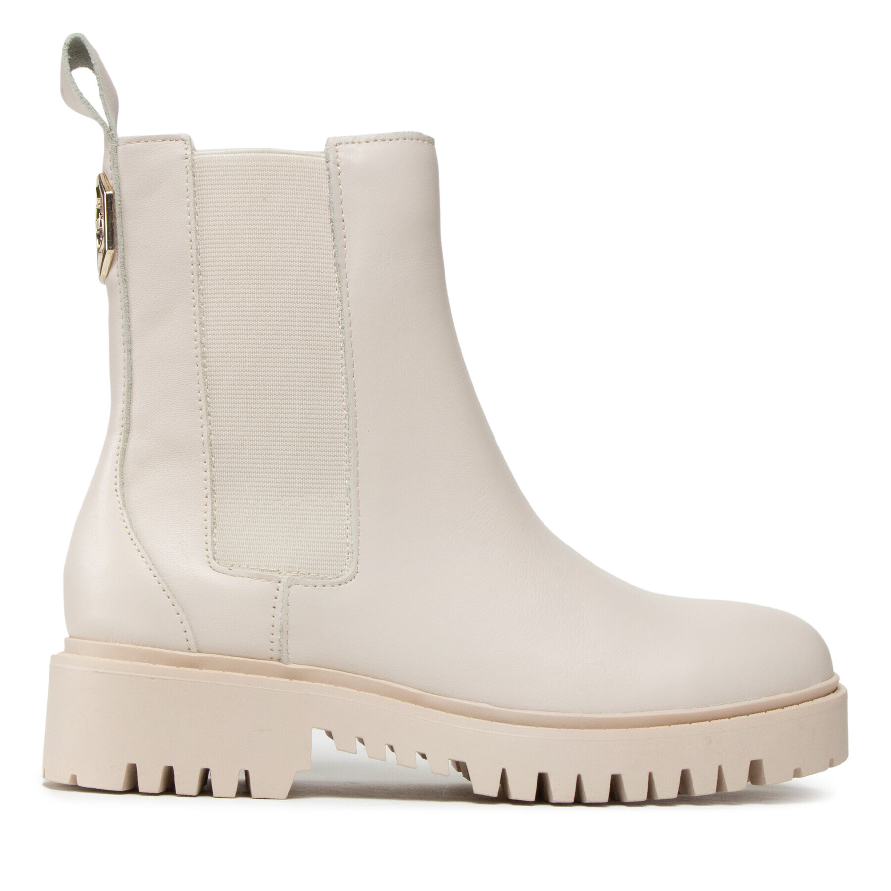 Guess Боти тип челси Oakess FL7OAK LEA10 Бежов - Pepit.bg