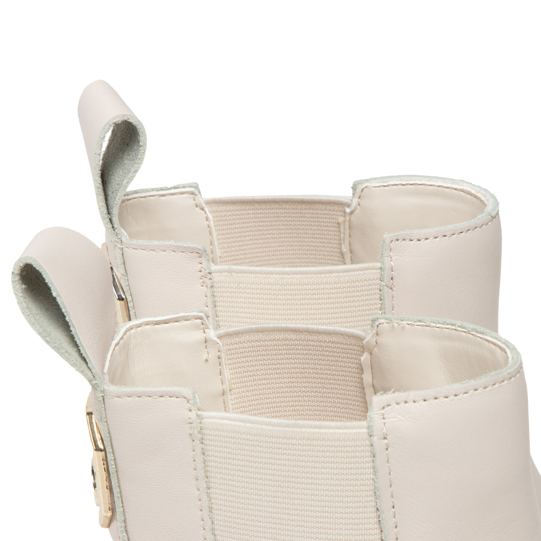 Guess Боти тип челси Oakess FL7OAK LEA10 Бежов - Pepit.bg