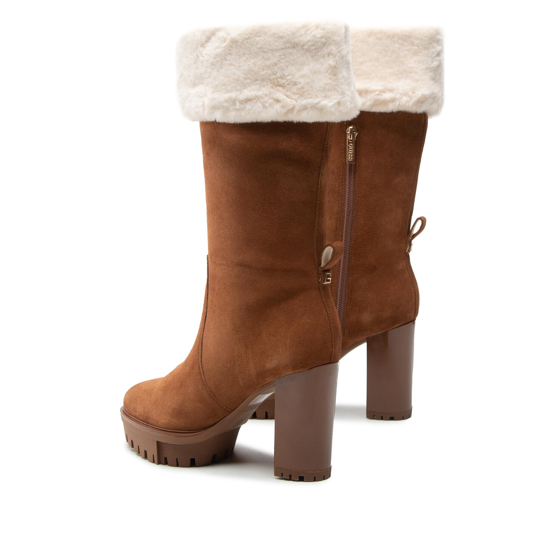 Guess Ботуши Timoty FL8TMT SUE11 Кафяв - Pepit.bg
