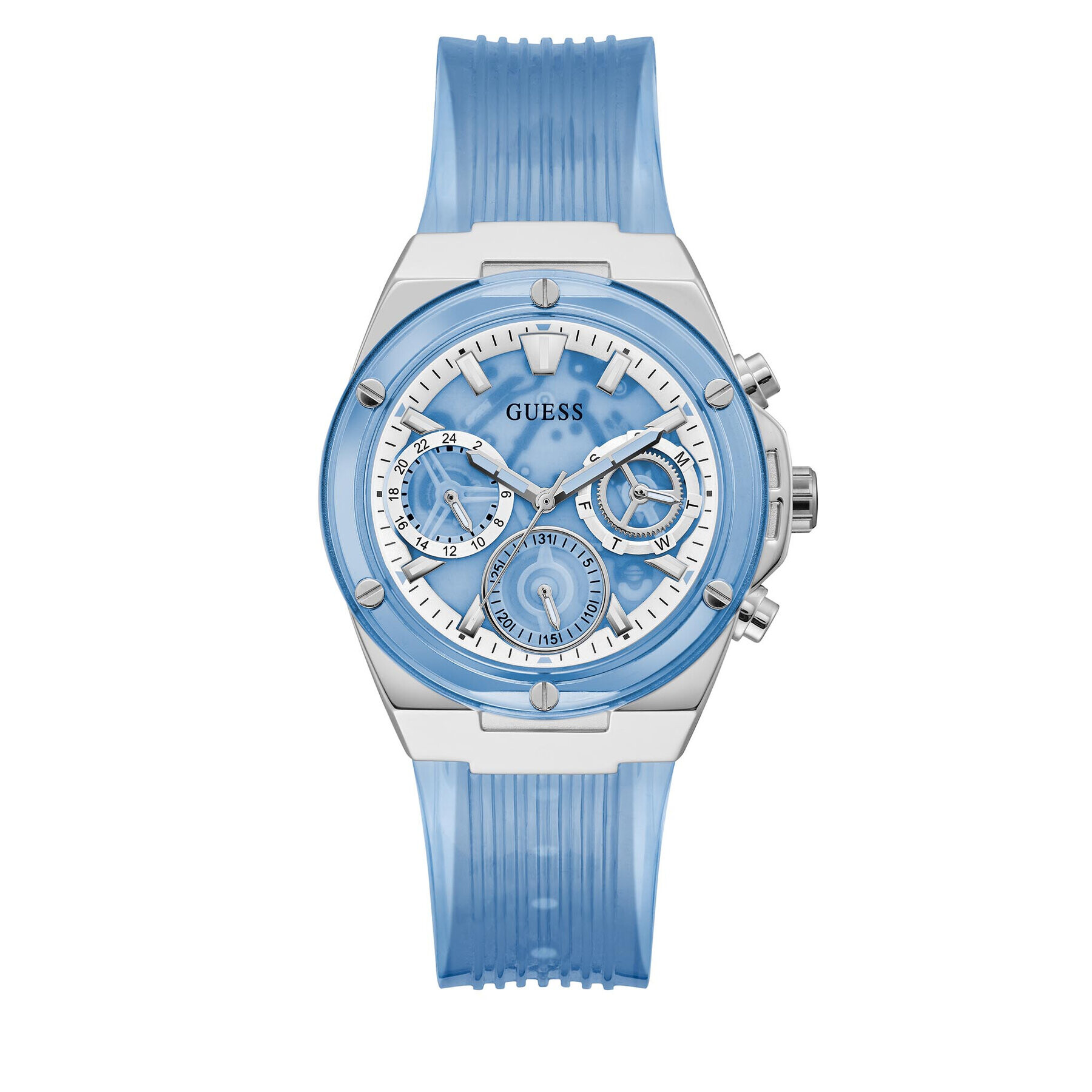 Guess Часовник Athena GW0409L1 Син - Pepit.bg