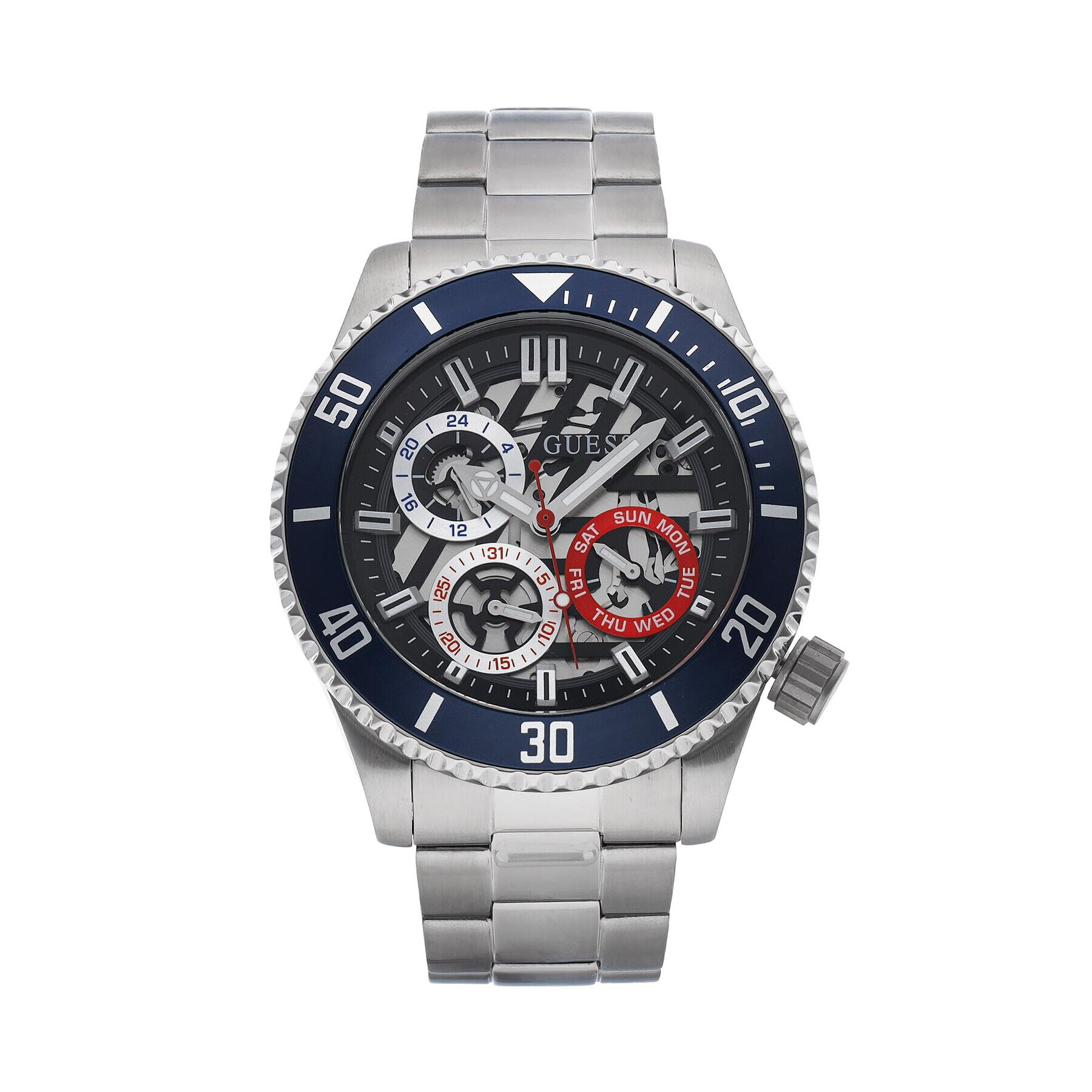 Guess Часовник Axle GW0488G1 Сребрист - Pepit.bg