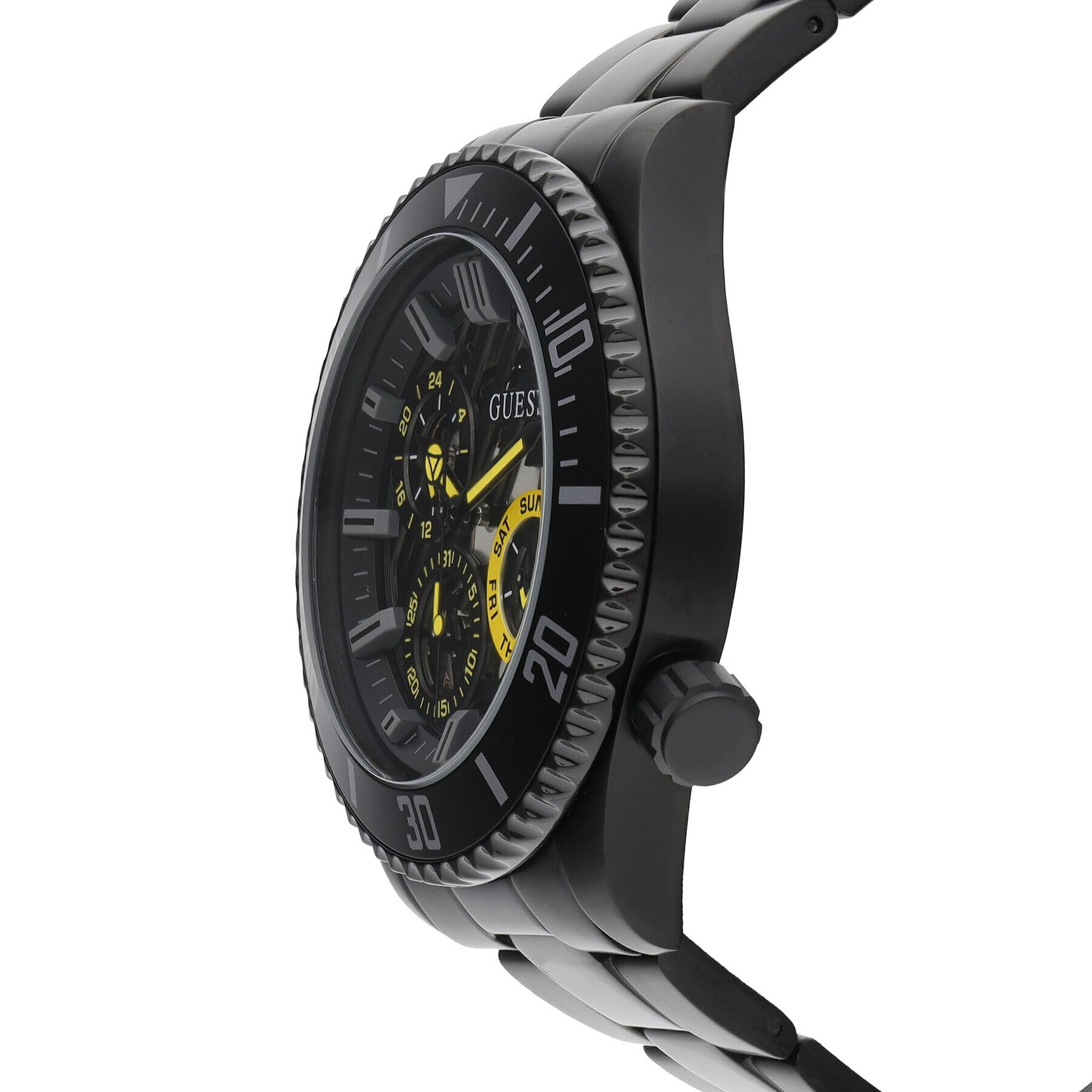 Guess Часовник Axle GW0488G3 Черен - Pepit.bg