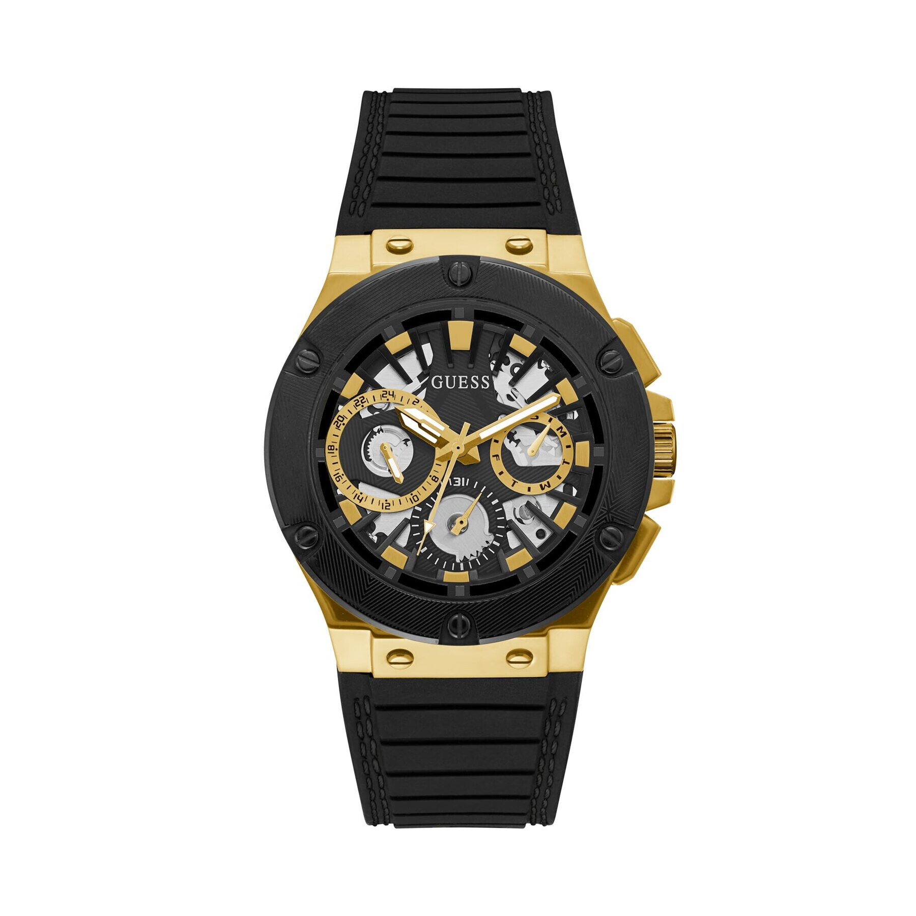 Guess Часовник Circuit GW0487G5 Черен - Pepit.bg