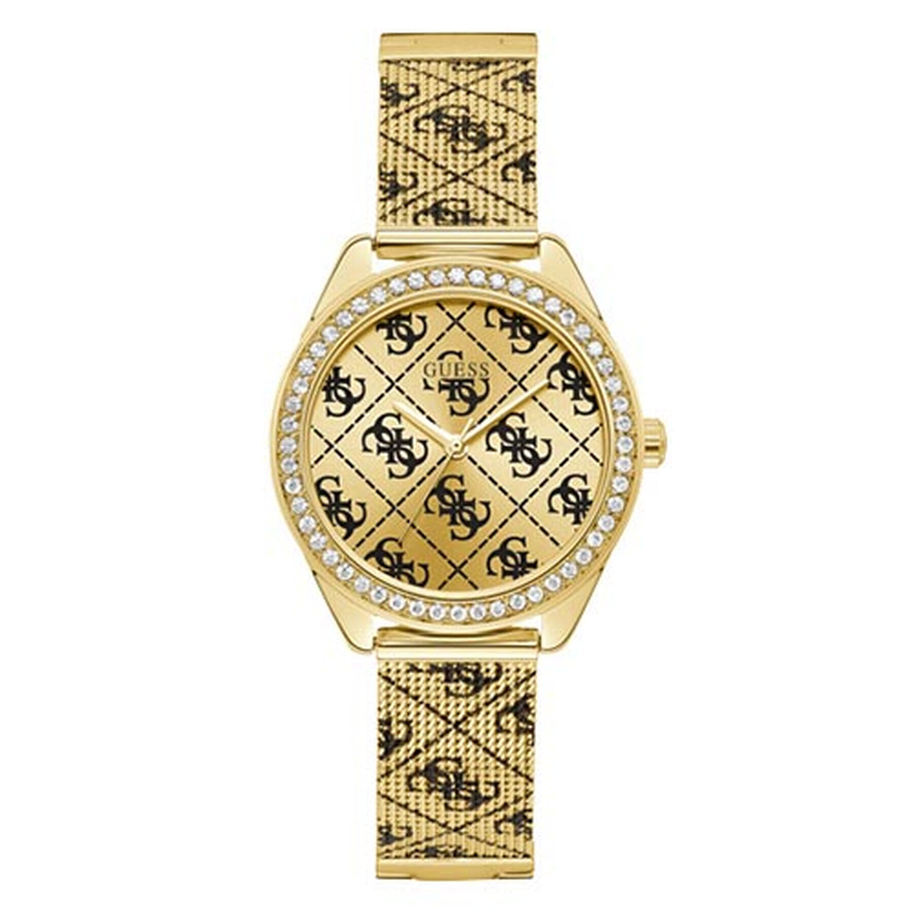 Guess Часовник Claudia Mesh W1279L2 Златист - Pepit.bg
