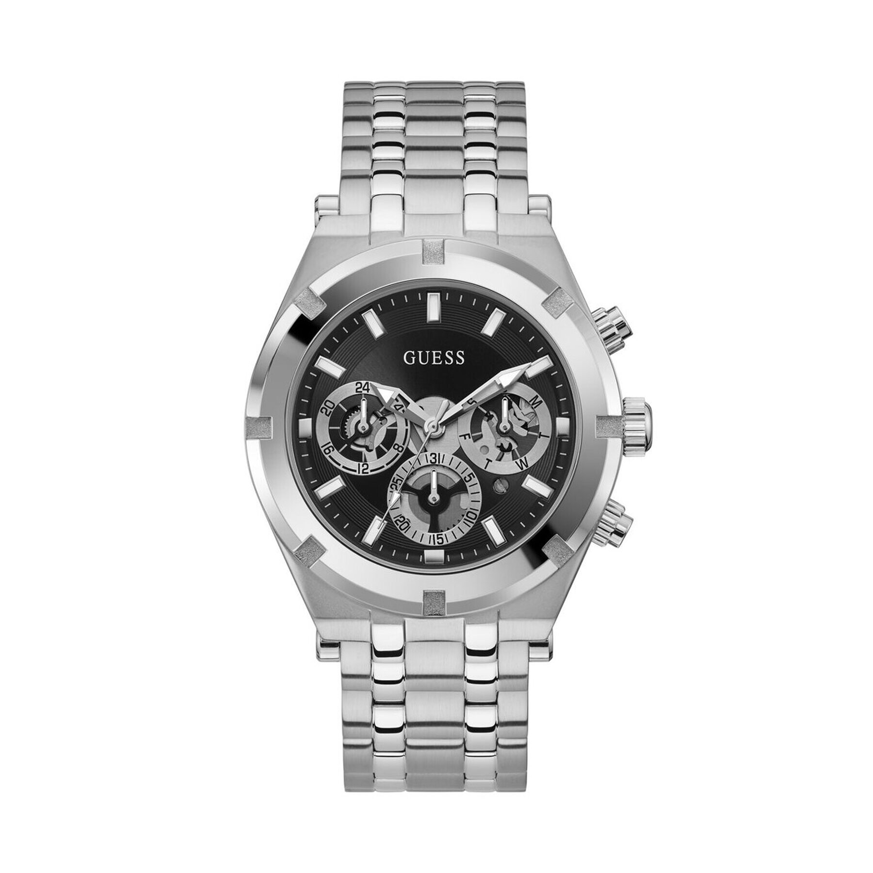 Guess Часовник Continental GW0260G1 Сребрист - Pepit.bg