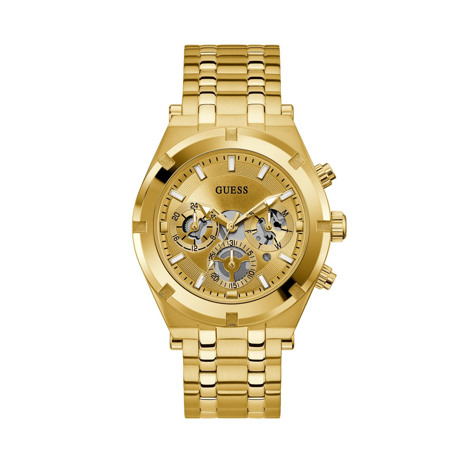 Guess Часовник Continental GW0260G4 Златист - Pepit.bg