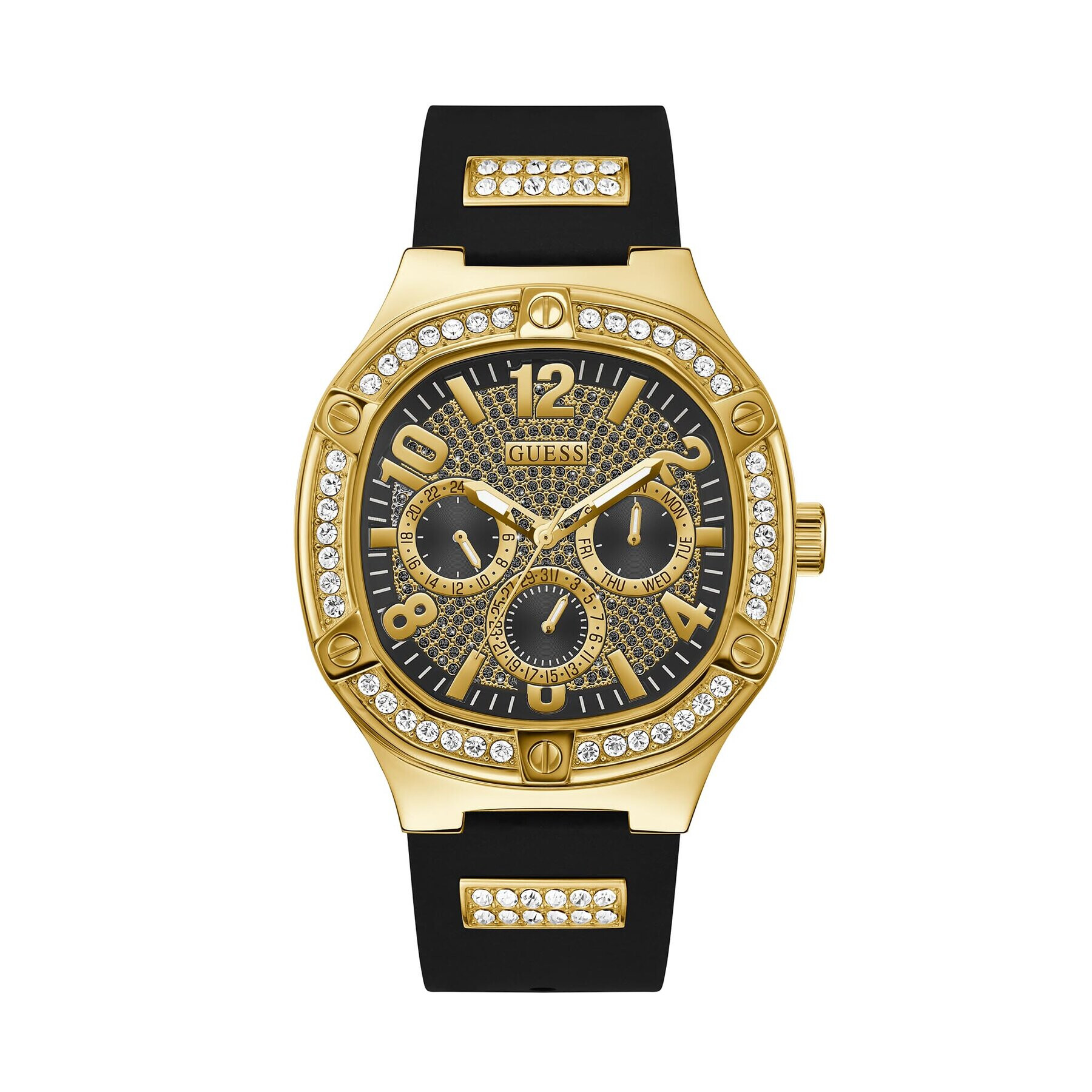 Guess Часовник Duke GW0641G2 Черен - Pepit.bg
