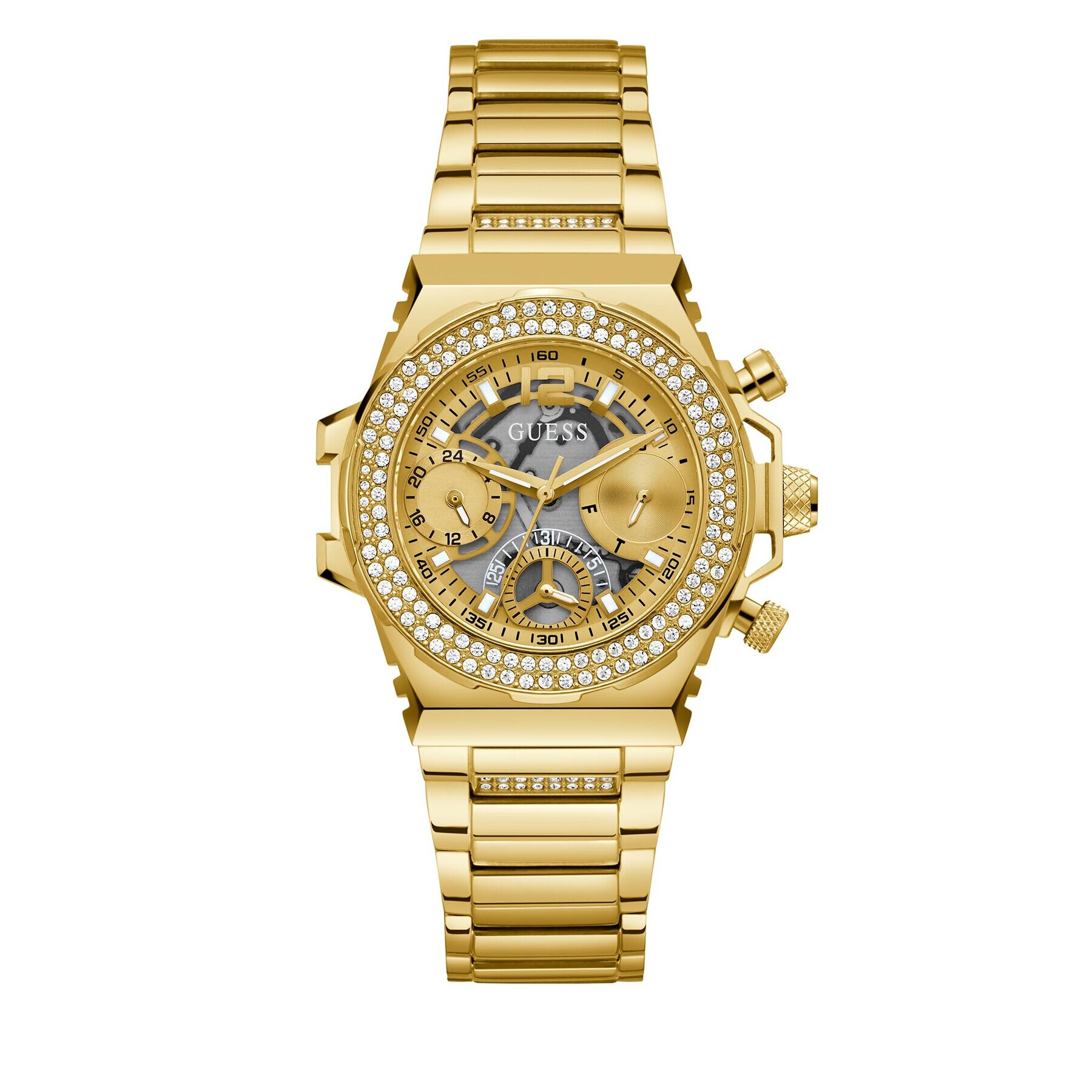 Guess Часовник Fusion GW0552L2 Златист - Pepit.bg