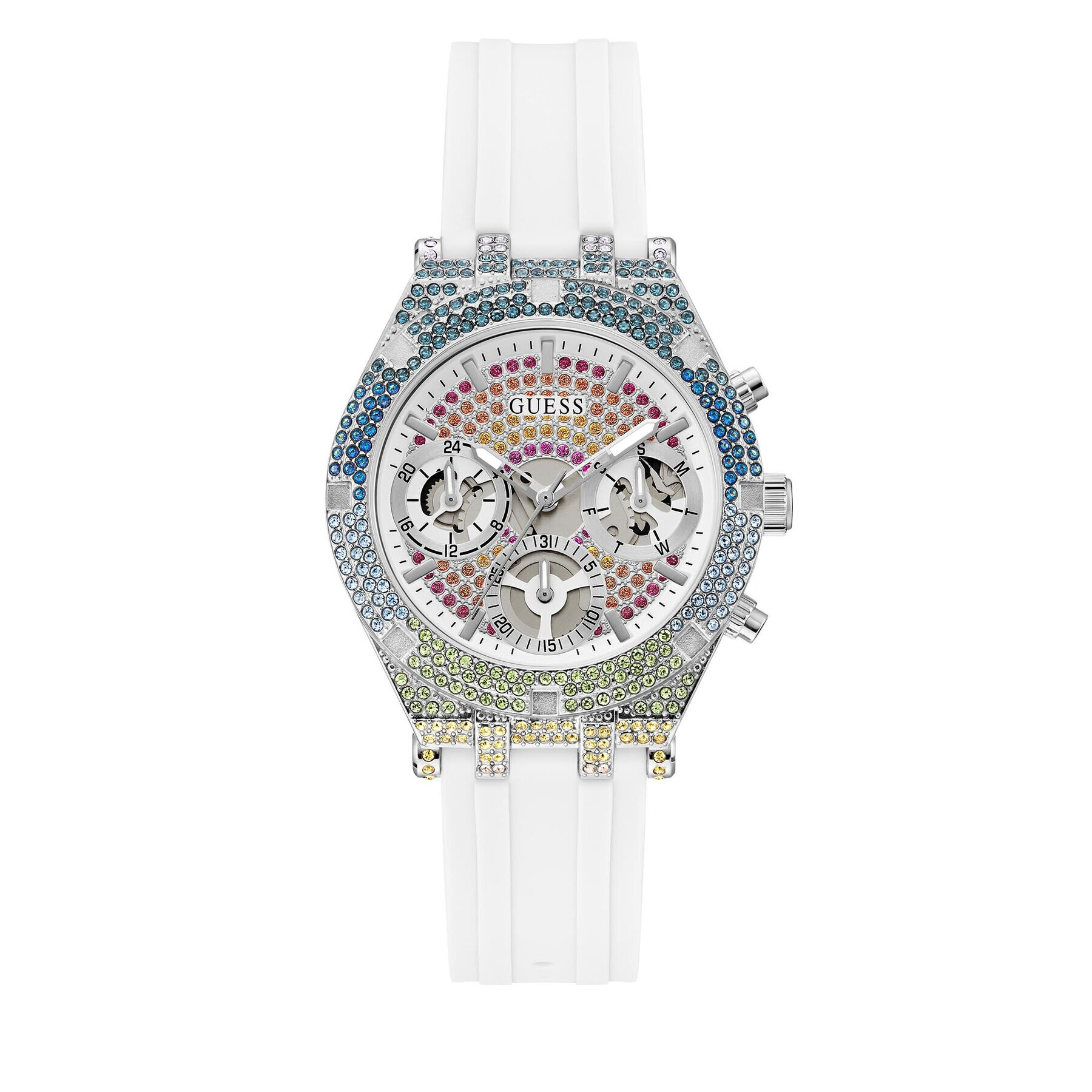 Guess Часовник Heiress GW0407L4 Бял - Pepit.bg