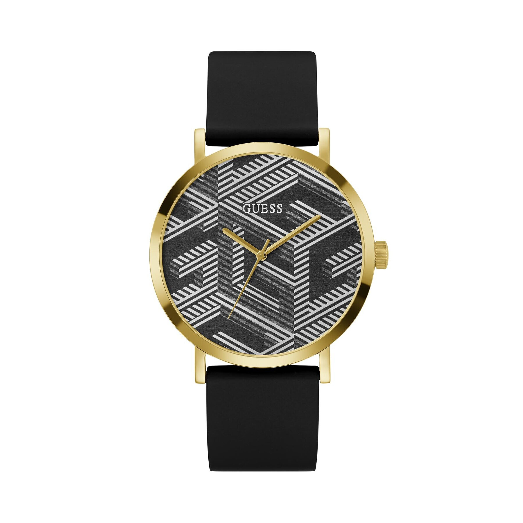 Guess Часовник Imprint GW0625G2 Черен - Pepit.bg