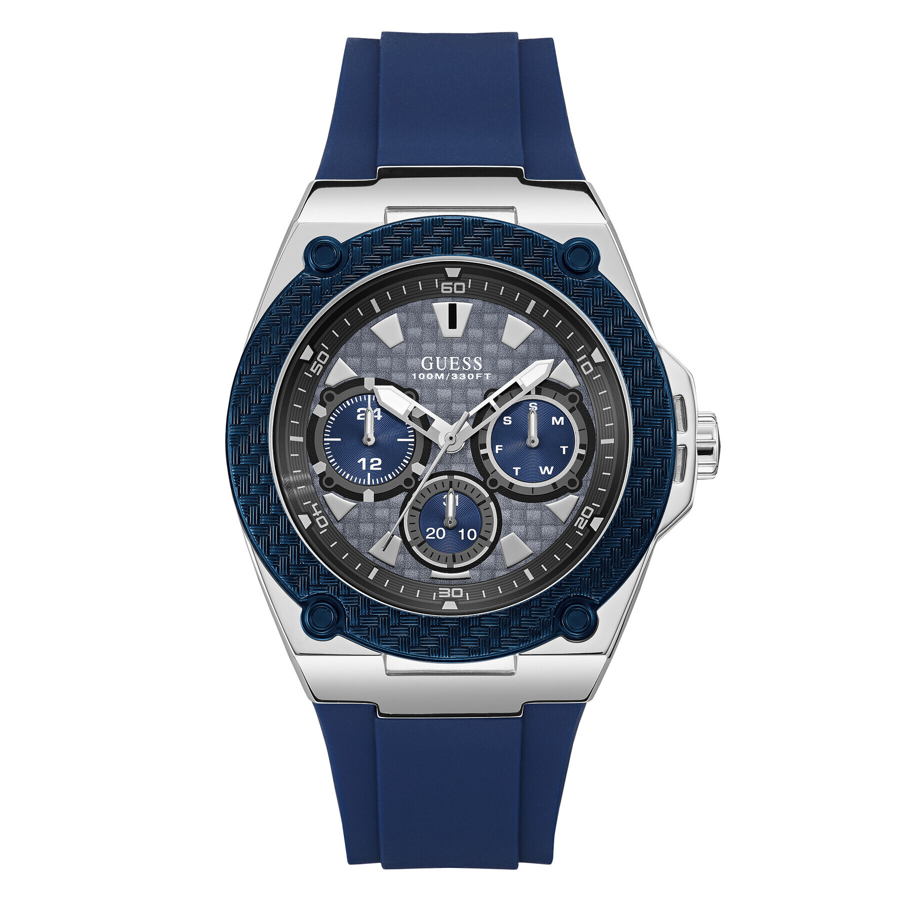 Guess Часовник Legacy W1049G1 Тъмносин - Pepit.bg