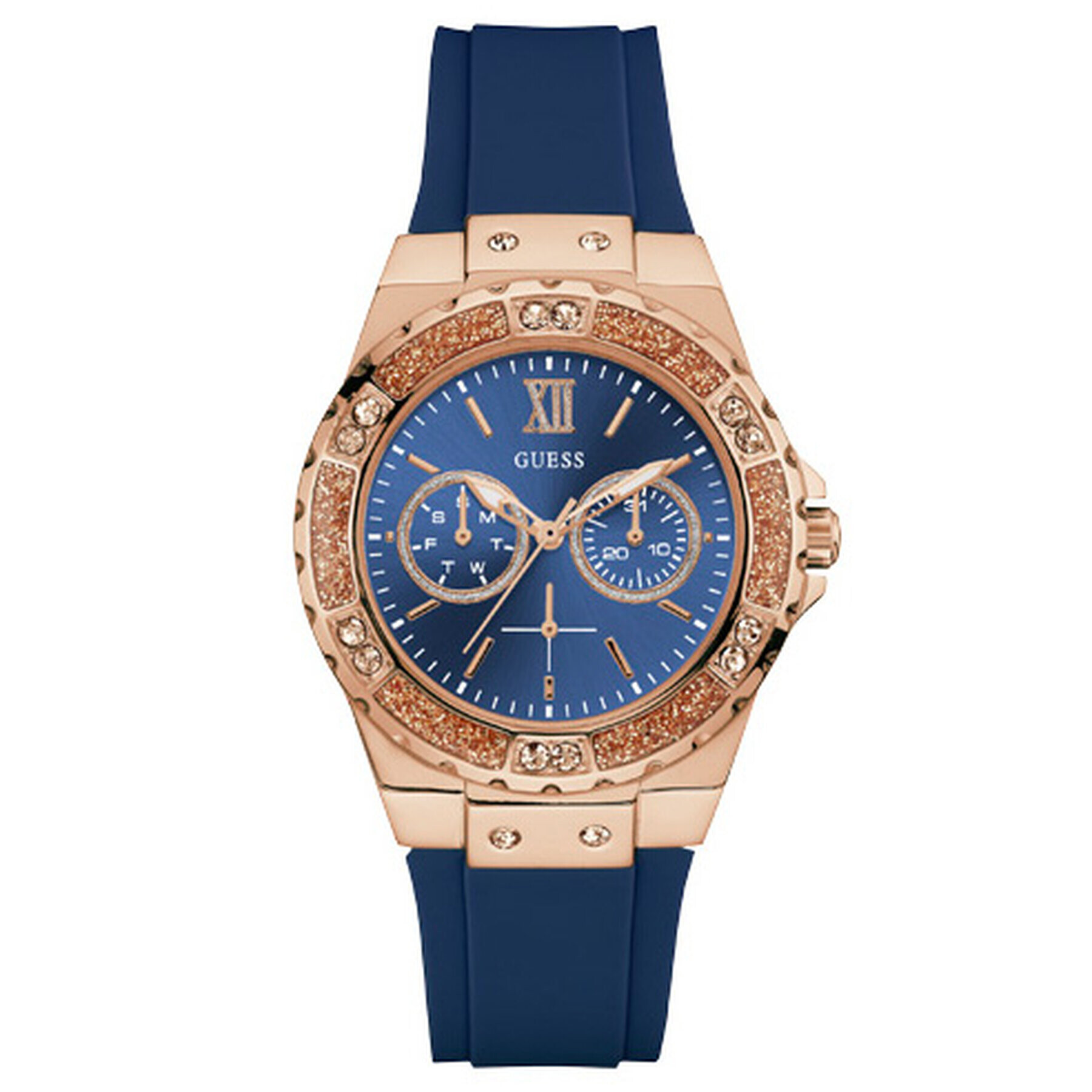 Guess Часовник Limelight W1053L1 Тъмносин - Pepit.bg