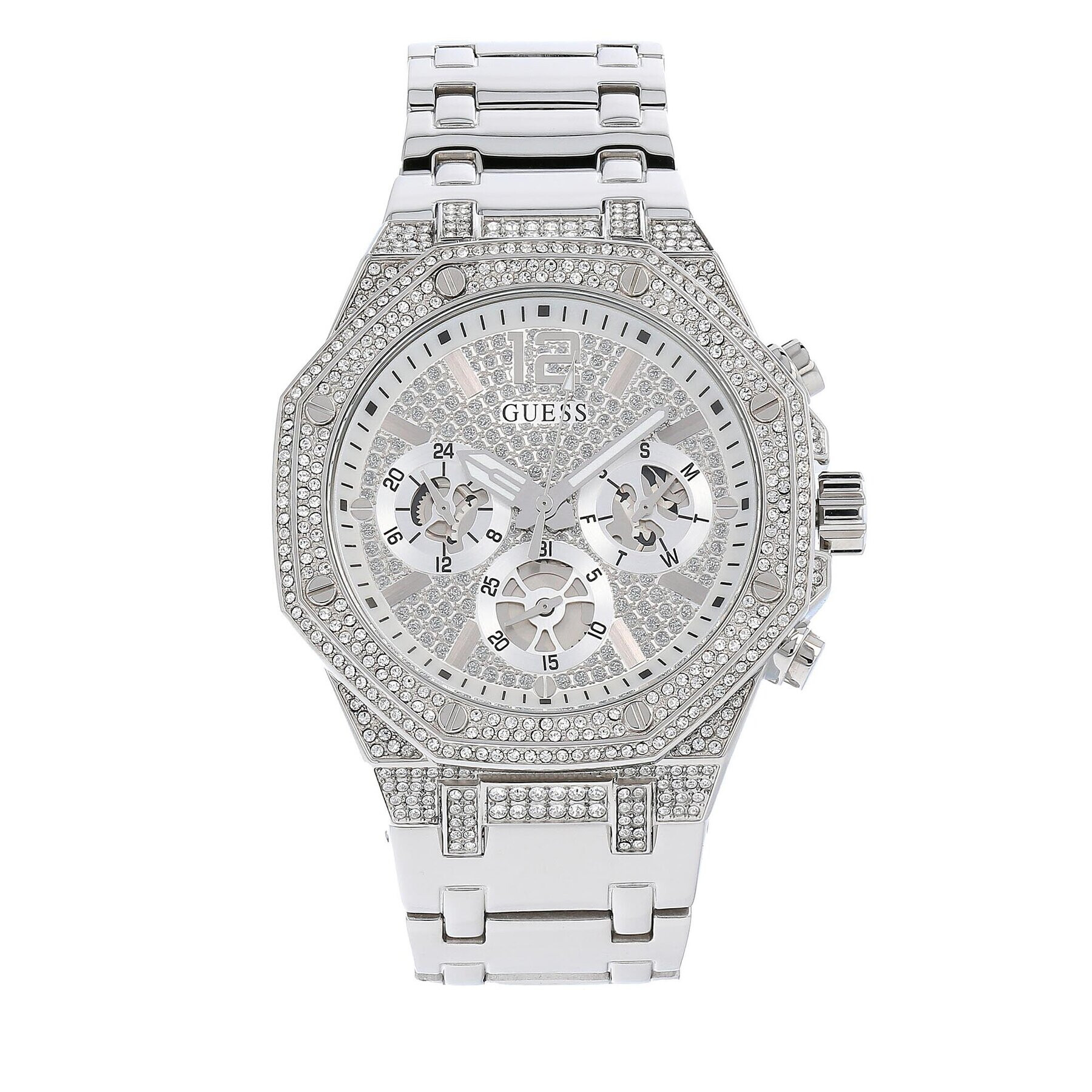 Guess Часовник Momentum GW0419G1 Сребрист - Pepit.bg