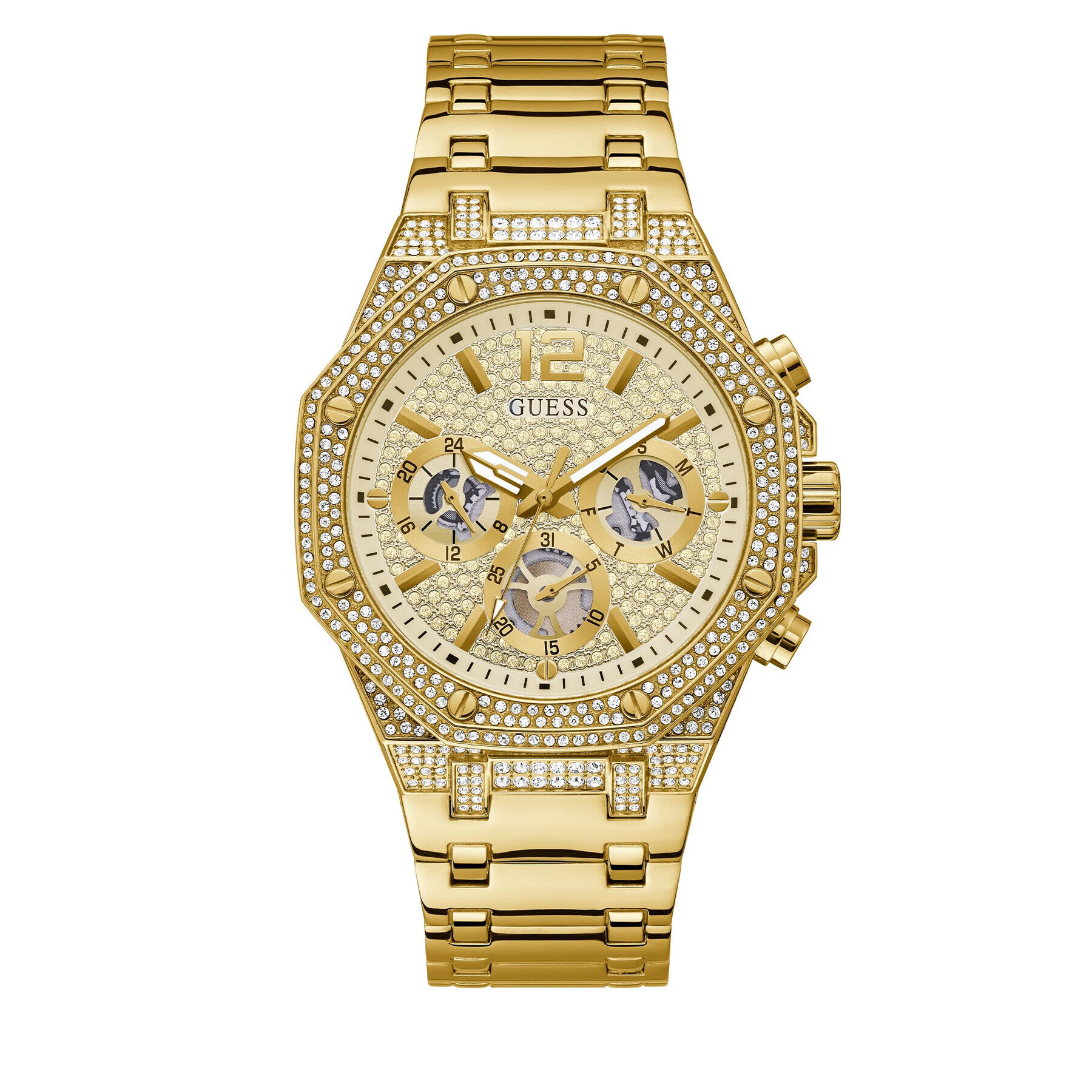 Guess Часовник Momentum GW0419G2 Златист - Pepit.bg
