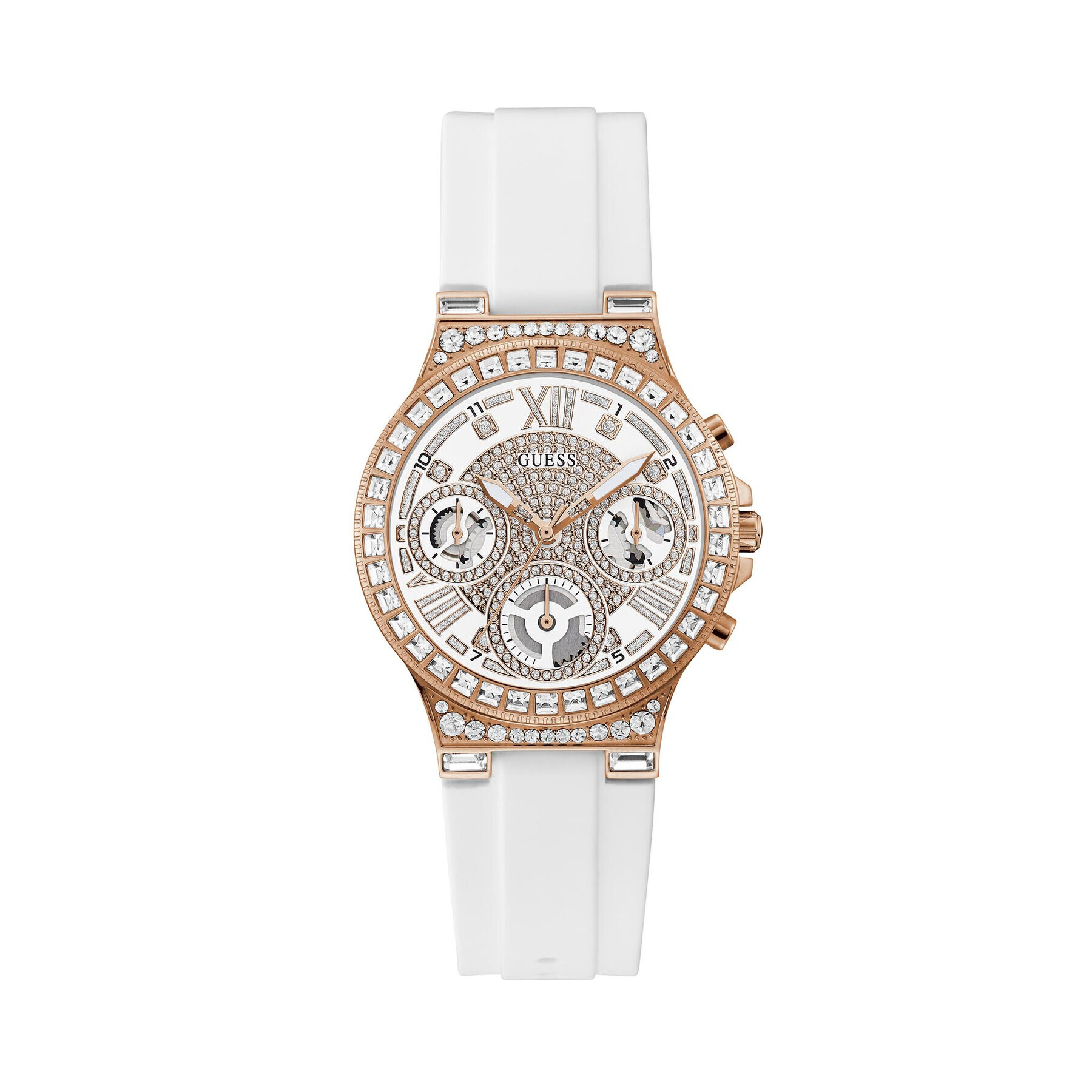 Guess Часовник Moonlight GW0257L2 Бял - Pepit.bg