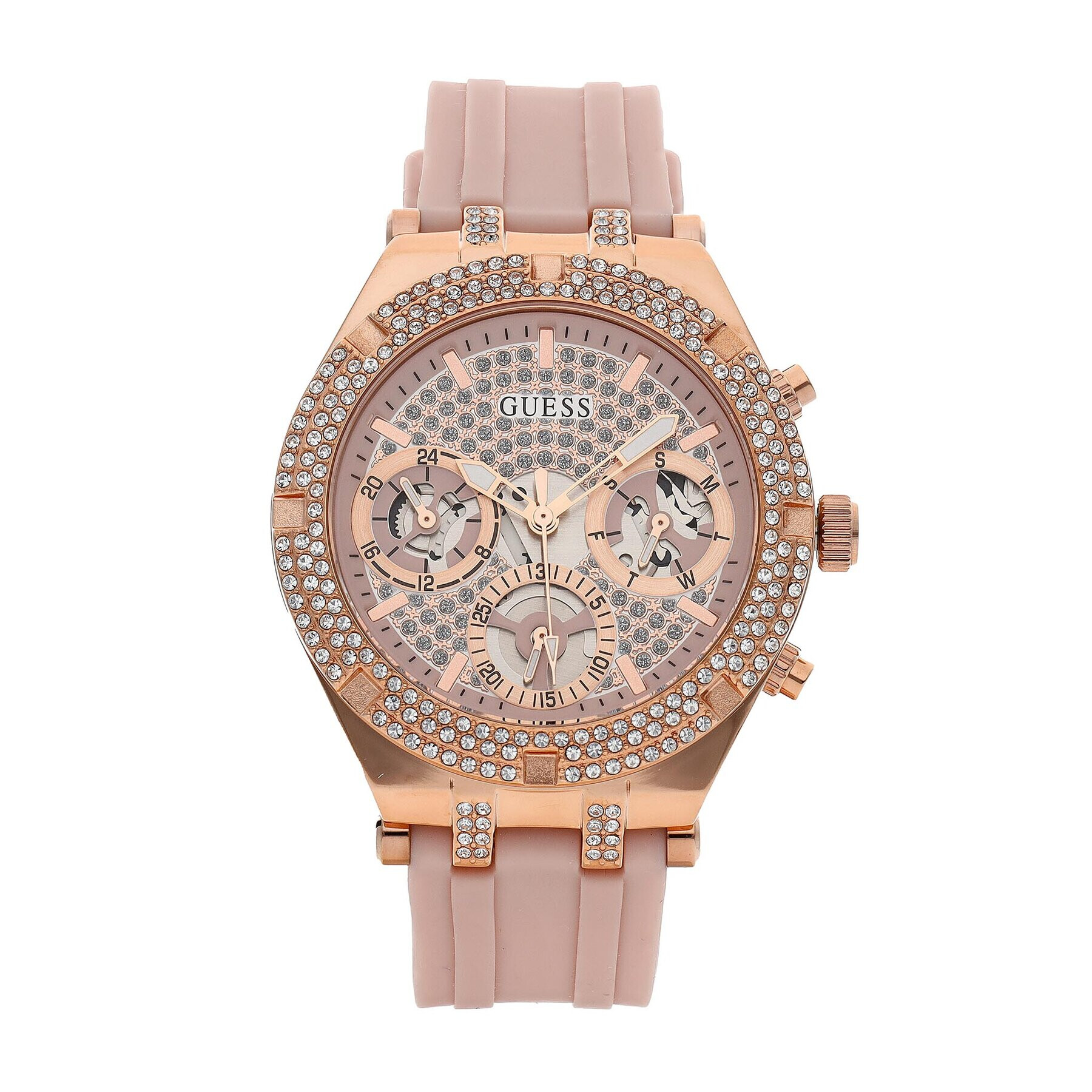 Guess Часовник Night Life GW0407L3 Розов - Pepit.bg