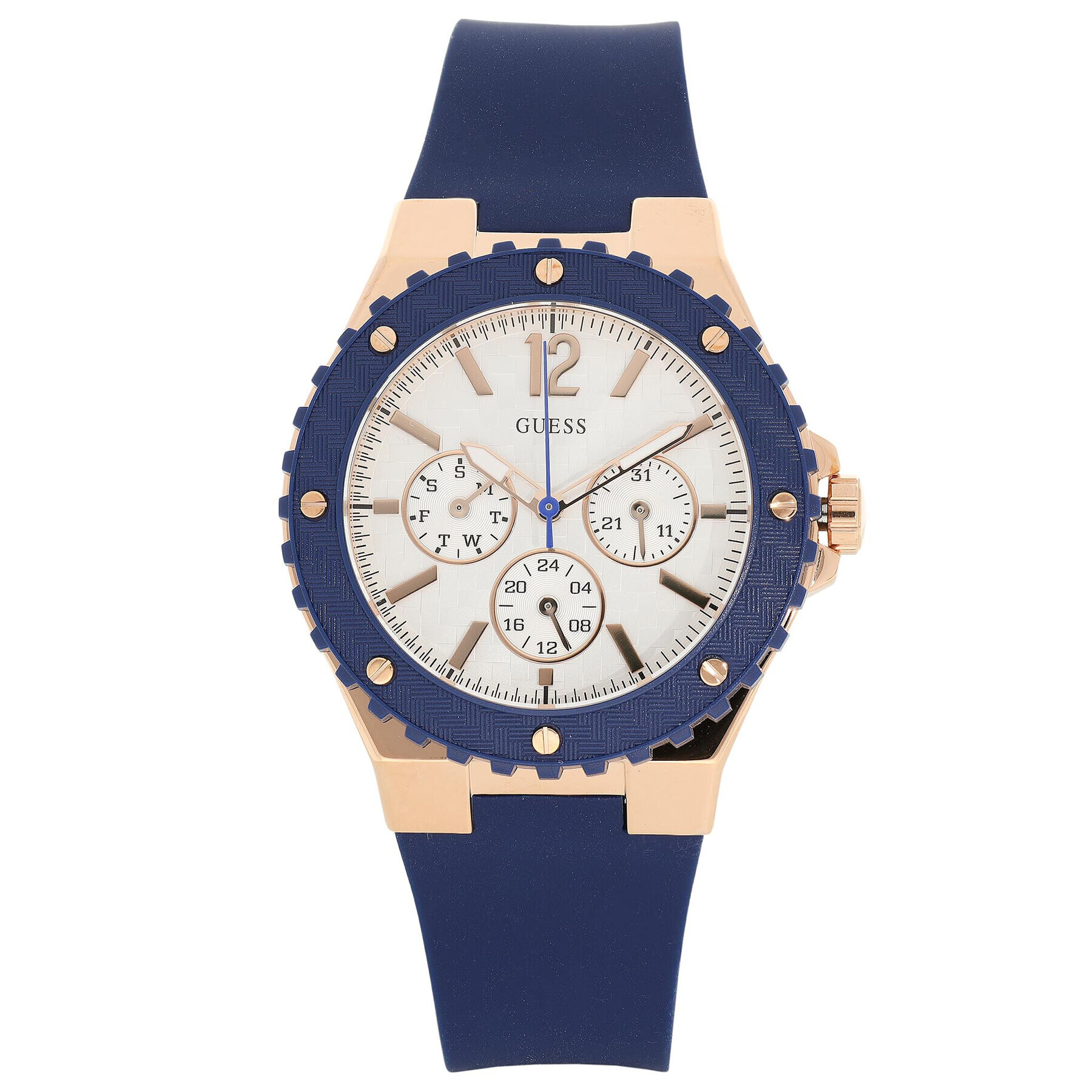 Guess Часовник Overdrive W0149L5 Тъмносин - Pepit.bg