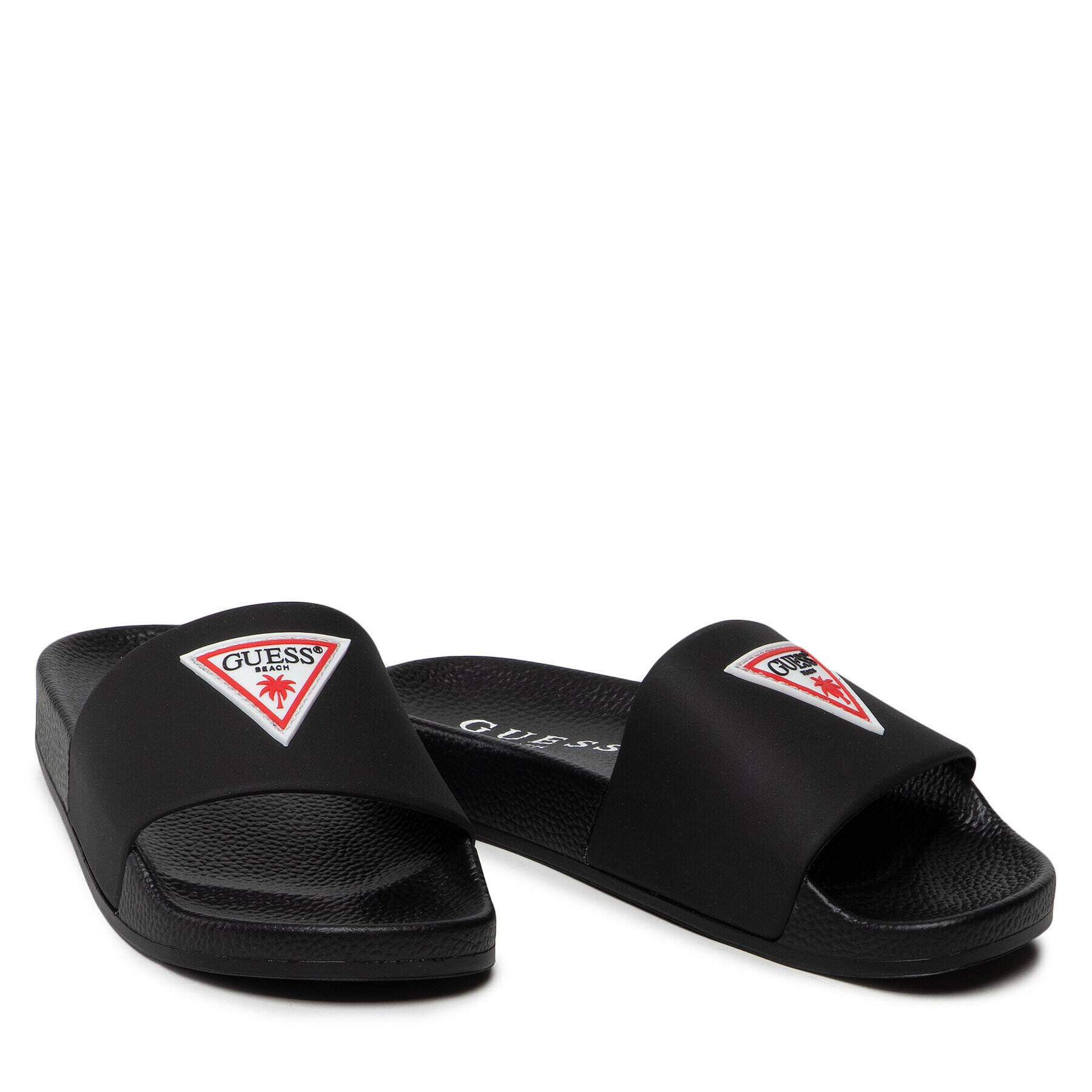 Guess Чехли Beach Slippers E2GZ00 BB00F Черен - Pepit.bg