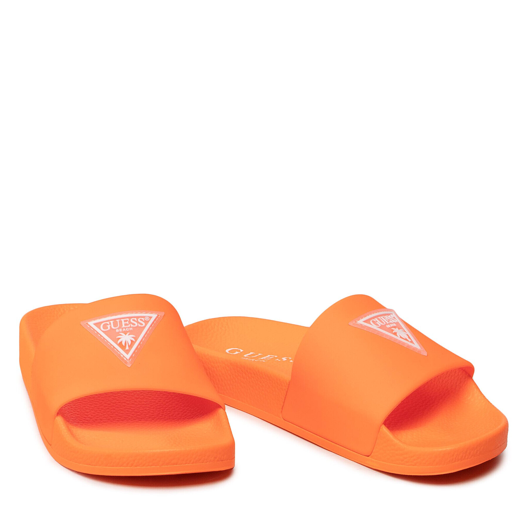 Guess Чехли Beach Slippers E2GZ00 BB00F Оранжев - Pepit.bg