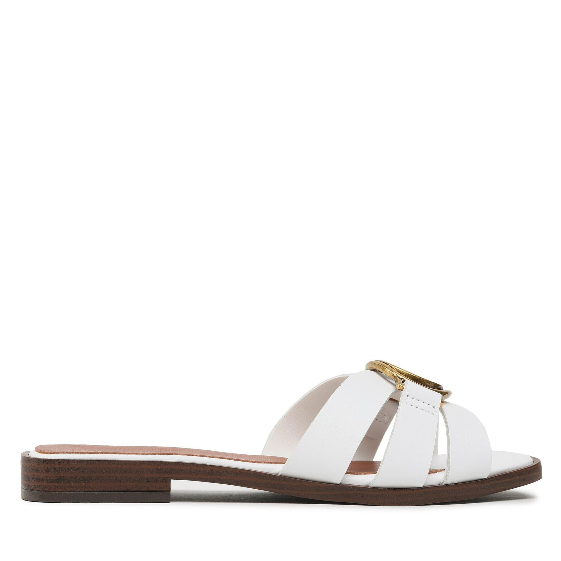 Guess Чехли Symo Made In Italy FL6SYM LEA19 Бял - Pepit.bg