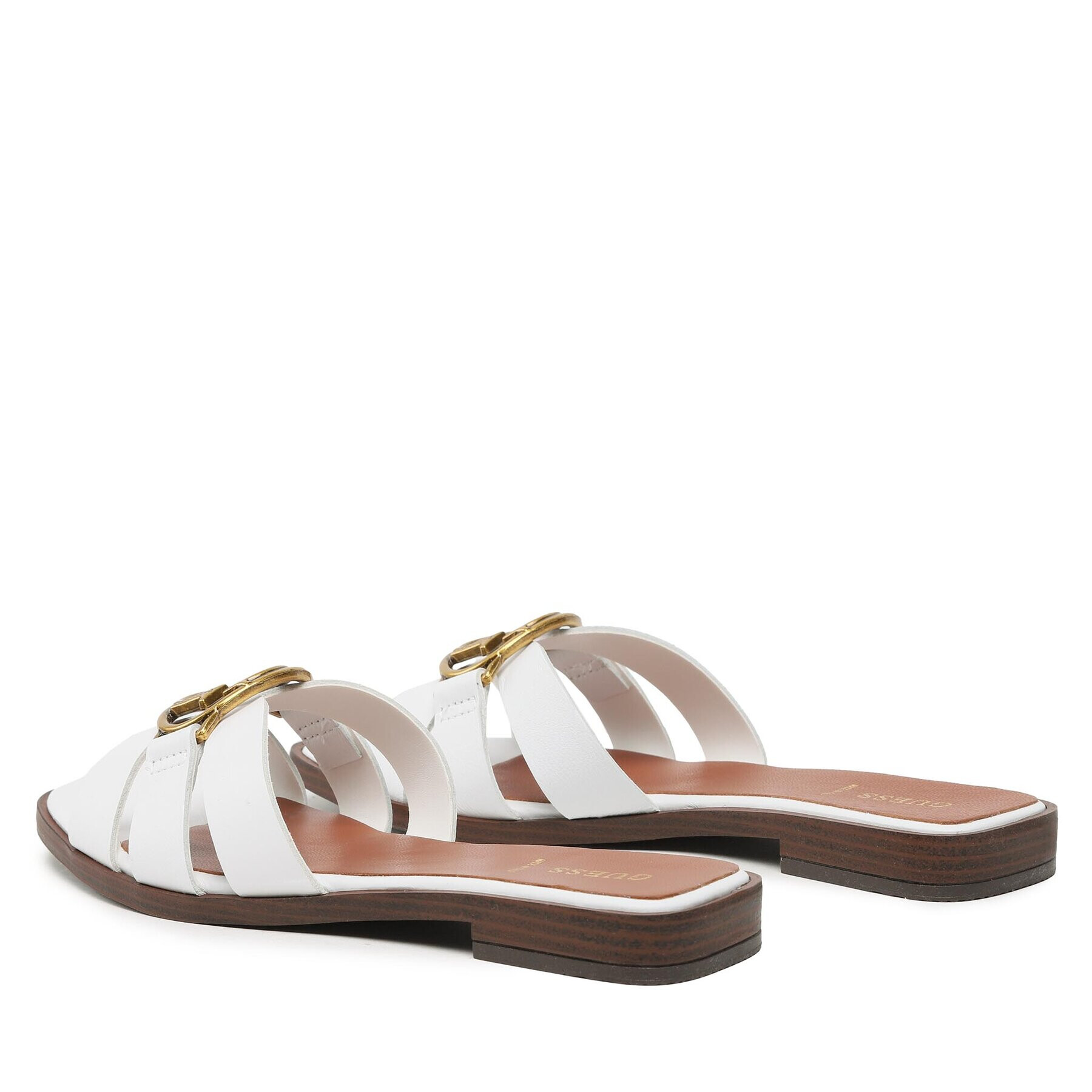 Guess Чехли Symo Made In Italy FL6SYM LEA19 Бял - Pepit.bg