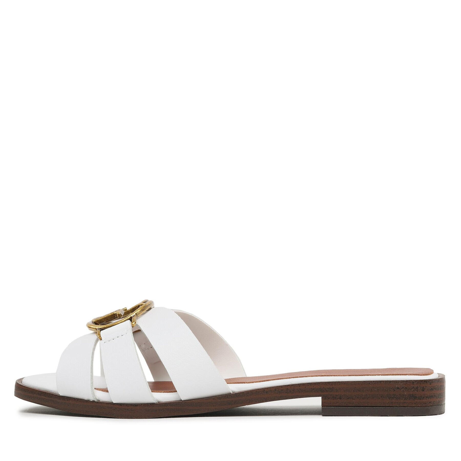 Guess Чехли Symo Made In Italy FL6SYM LEA19 Бял - Pepit.bg