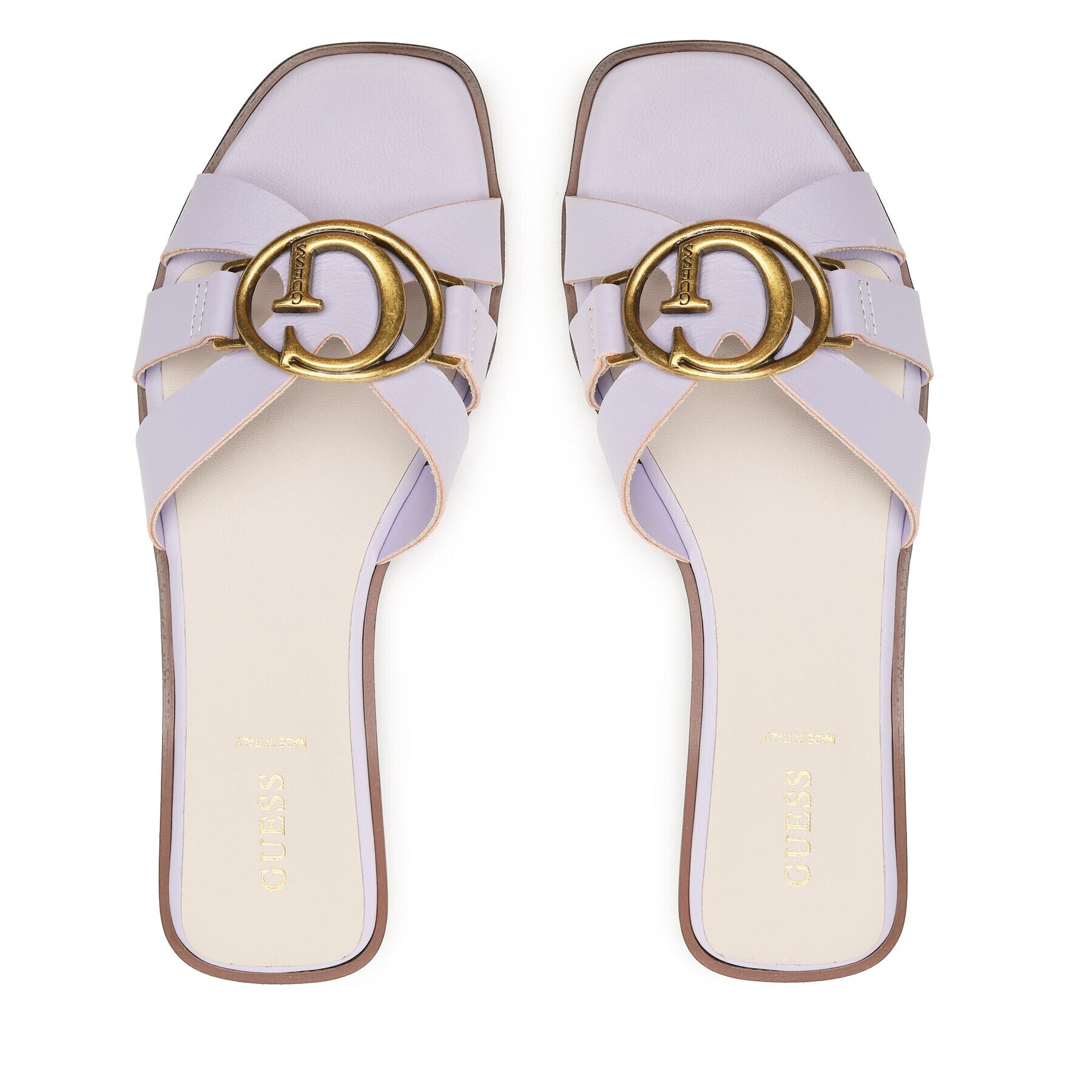 Guess Чехли Symo Made In Italy FL6SYM LEA19 Виолетов - Pepit.bg