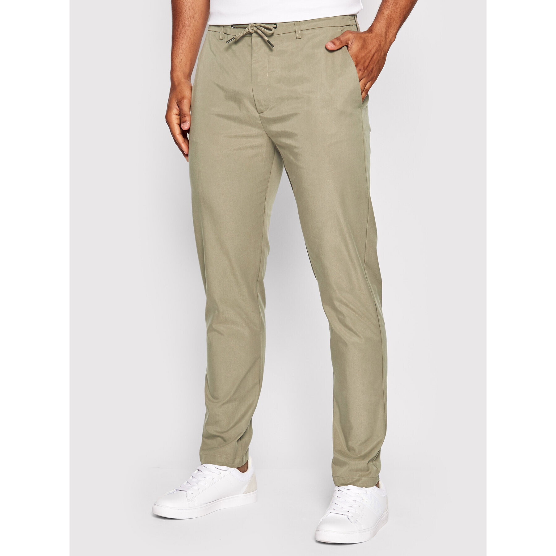 Guess Чино панталони M2YB23 WERJ0 Зелен Regular Fit - Pepit.bg