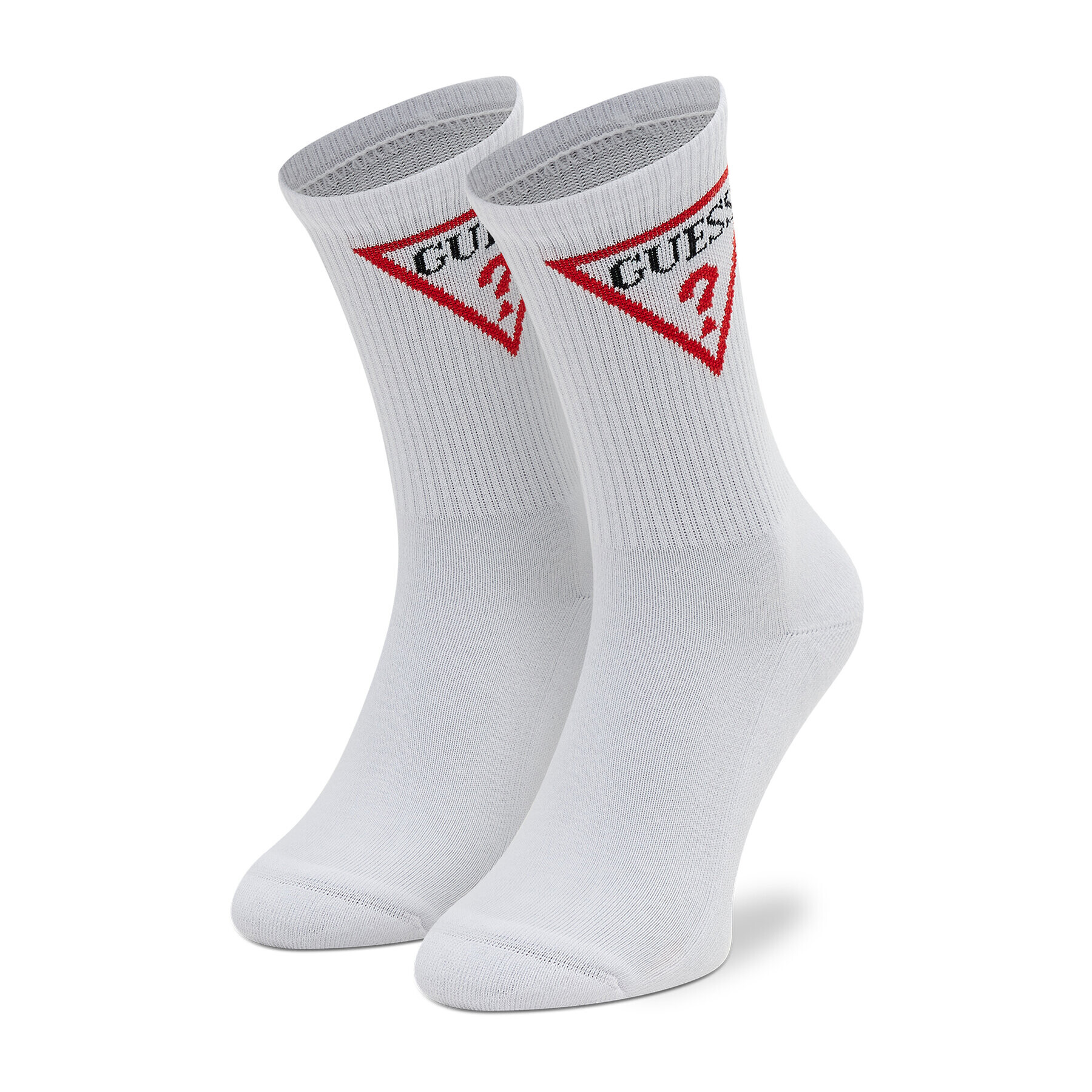 Guess Чорапи дълги дамски Ellen Sport Socks V2GZ00 ZZ00I r.OS Бял - Pepit.bg