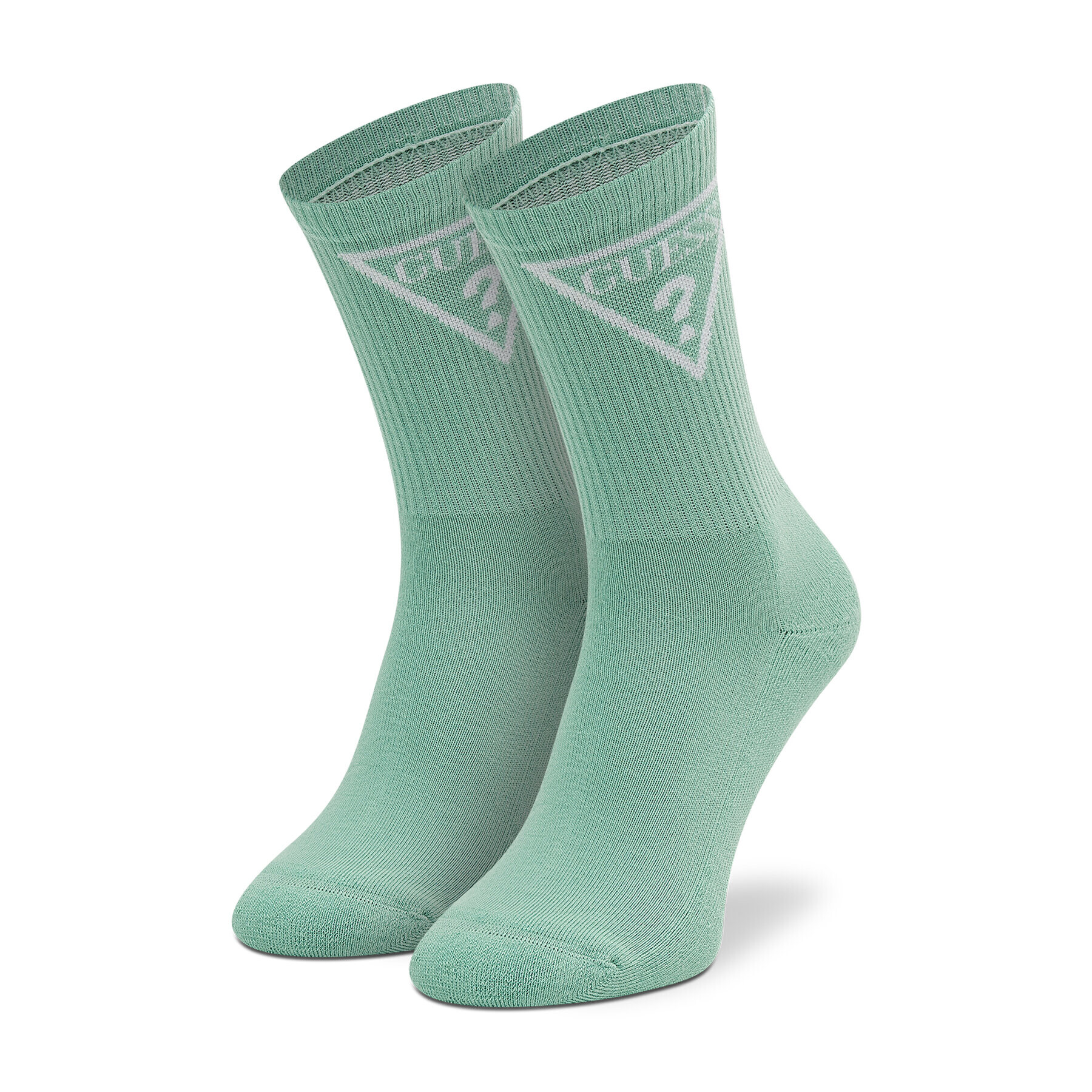 Guess Чорапи дълги дамски Ellen Sport Socks V2GZ00 ZZ00I r.OS Зелен - Pepit.bg