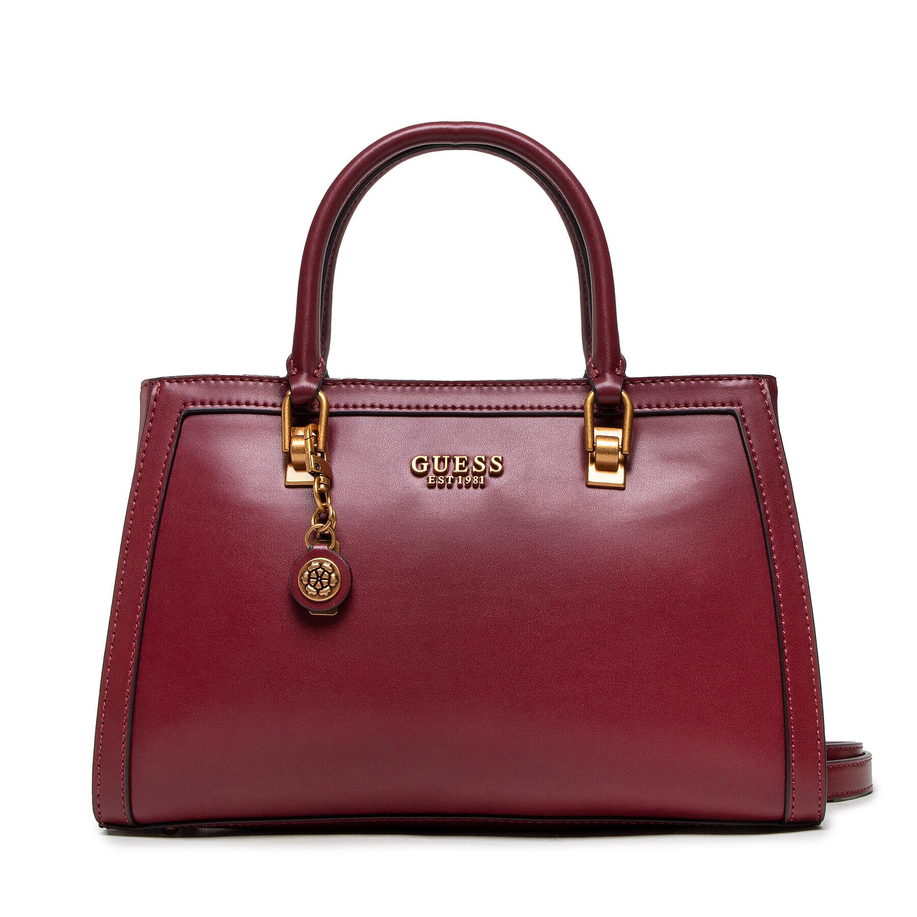Guess Дамска чанта Abey HWVB85 58060 Бордо - Pepit.bg