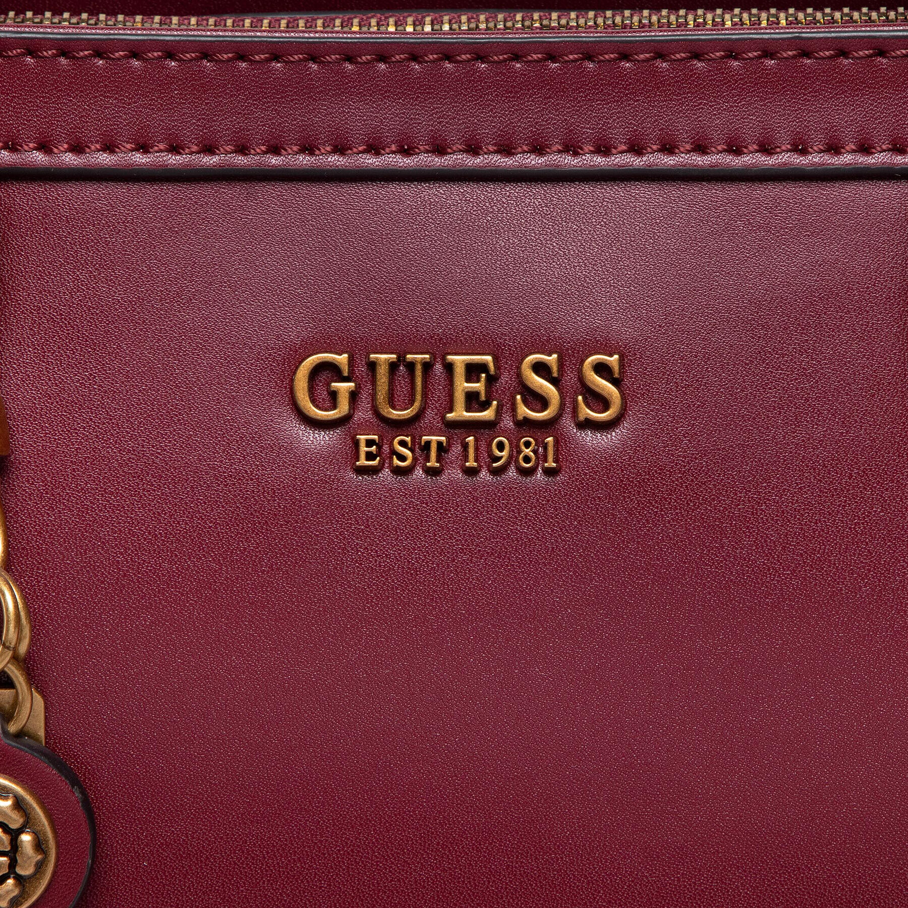 Guess Дамска чанта Abey HWVB85 58060 Бордо - Pepit.bg