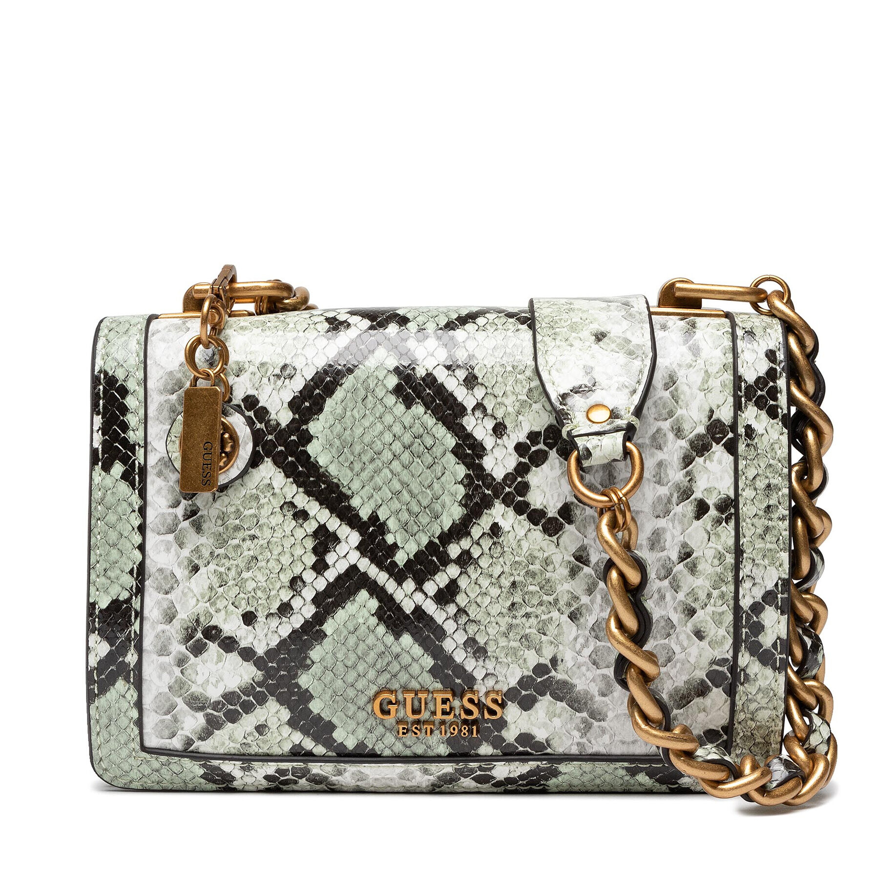 Guess Дамска чанта Abey (KB) HWKB85 58210 Зелен - Pepit.bg