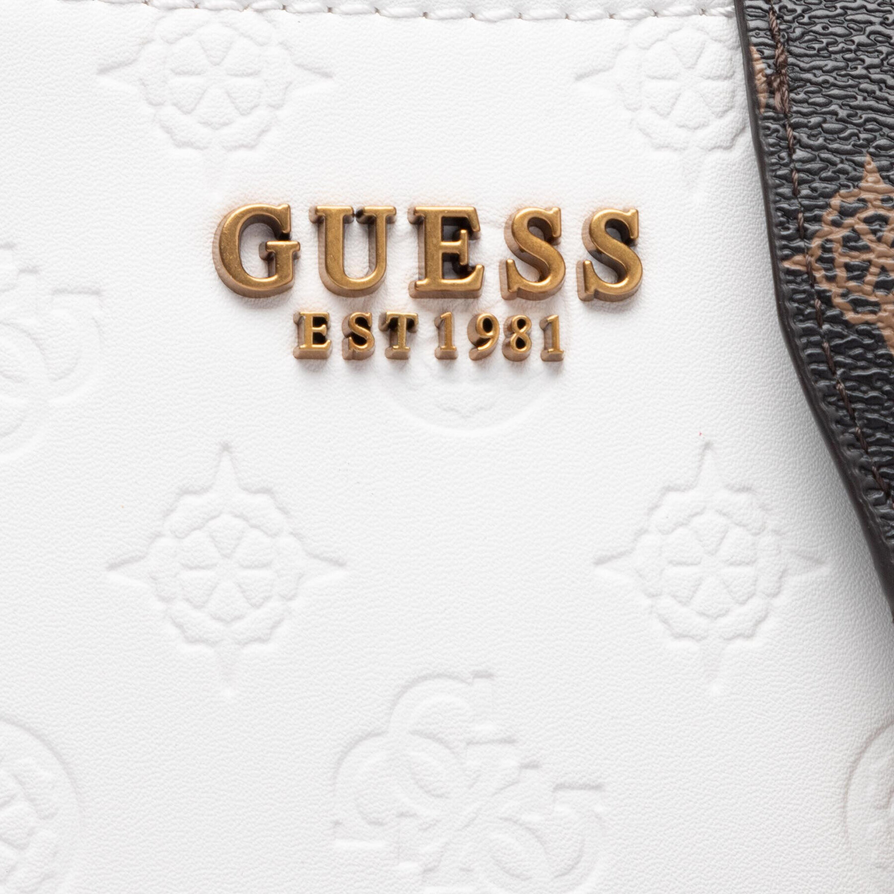 Guess Дамска чанта Abey (PB) HWPB85 58020 Бял - Pepit.bg
