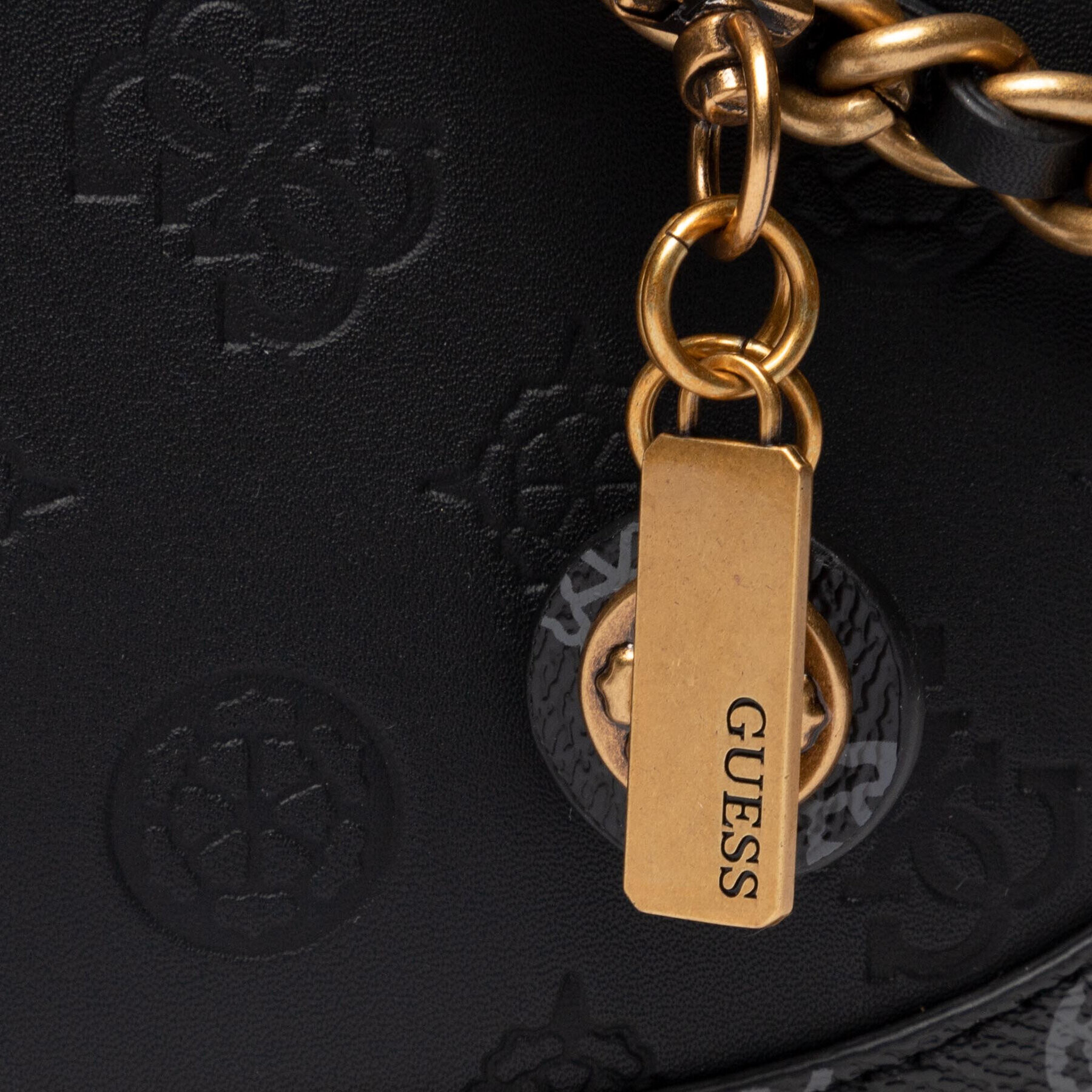 Guess Дамска чанта Abey (PB) HWPB85 58020 Черен - Pepit.bg